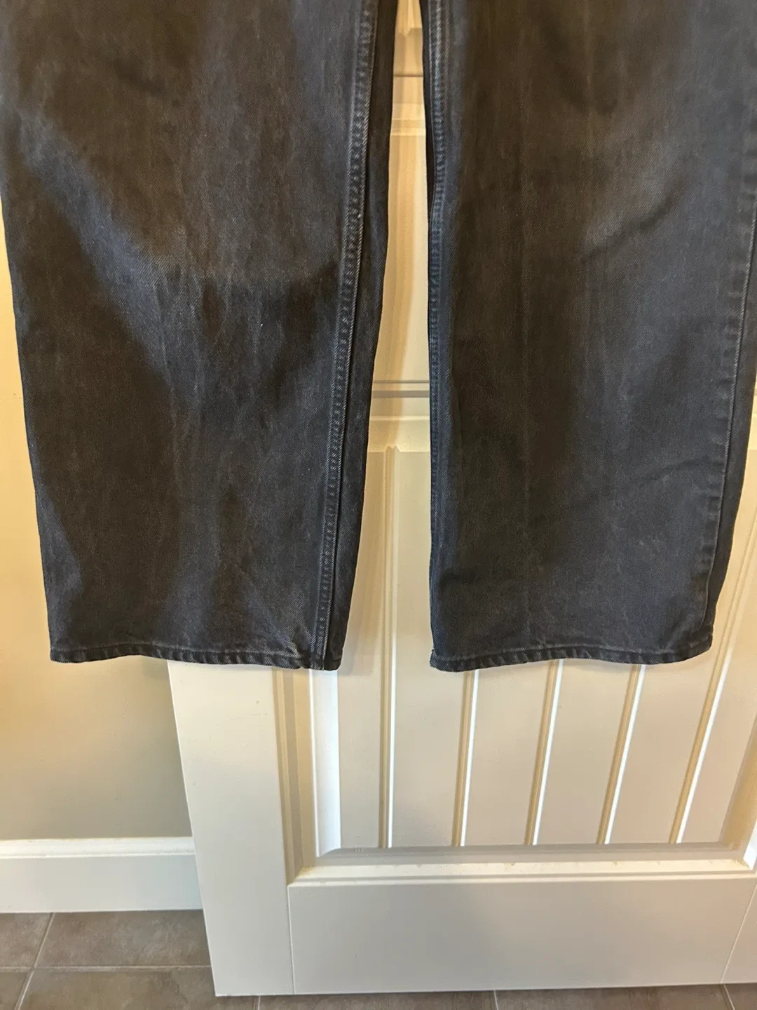 H&M Black Wide Leg Jeans image indicator(3)