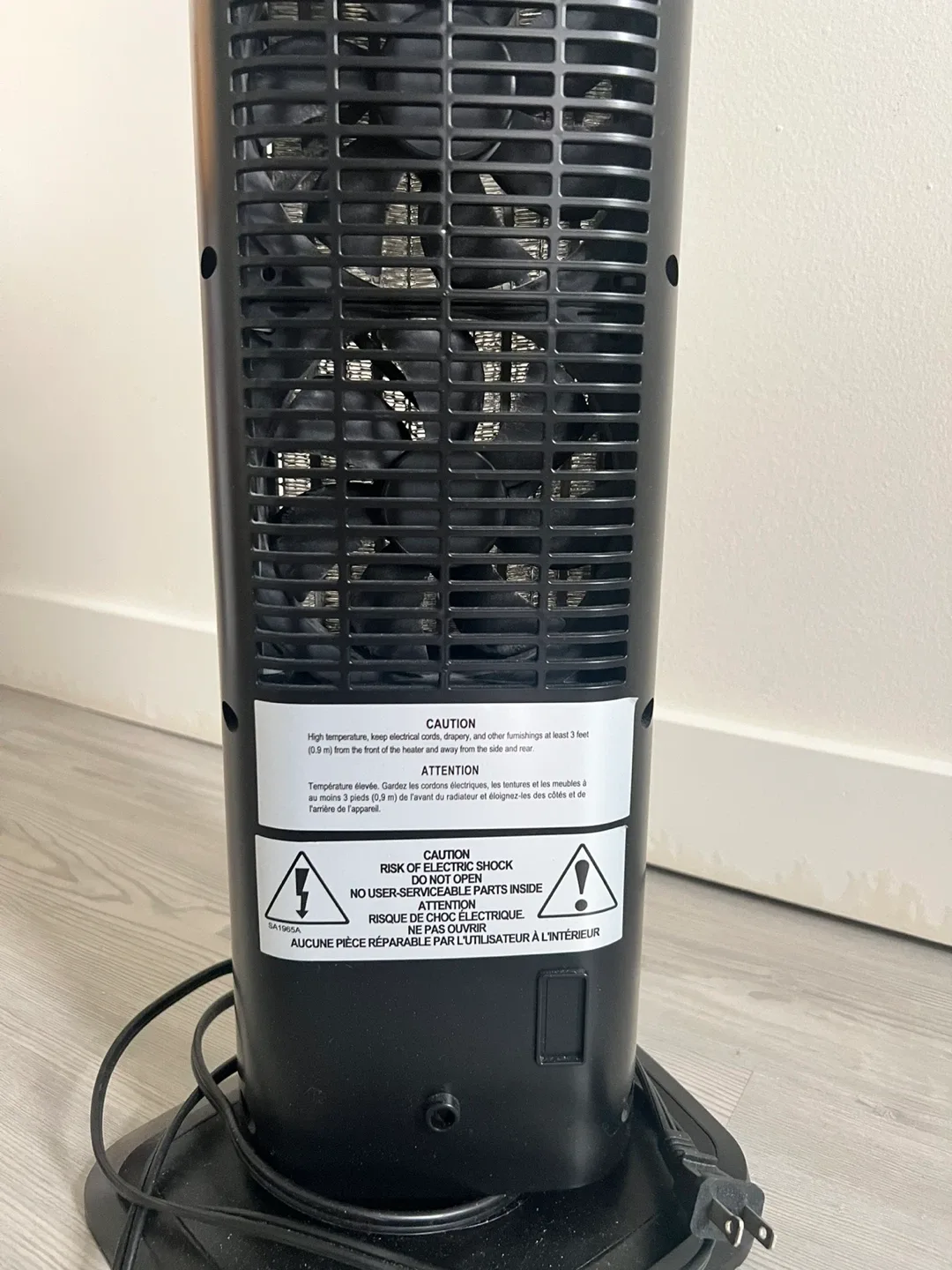 Westinghouse Tower Heater - Black image indicator(4)