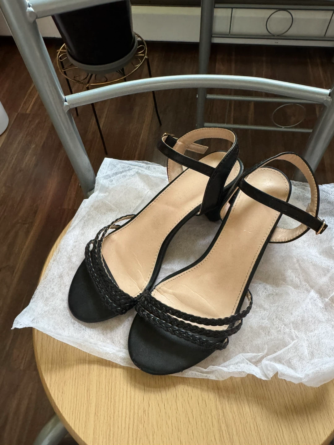 Black Strappy Heels - photo 2