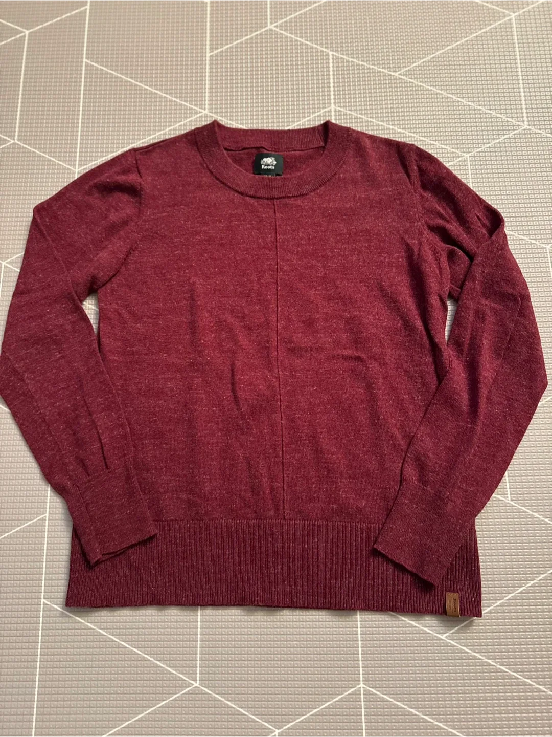 Roots Burgundy Sweater - Size M thumbnail