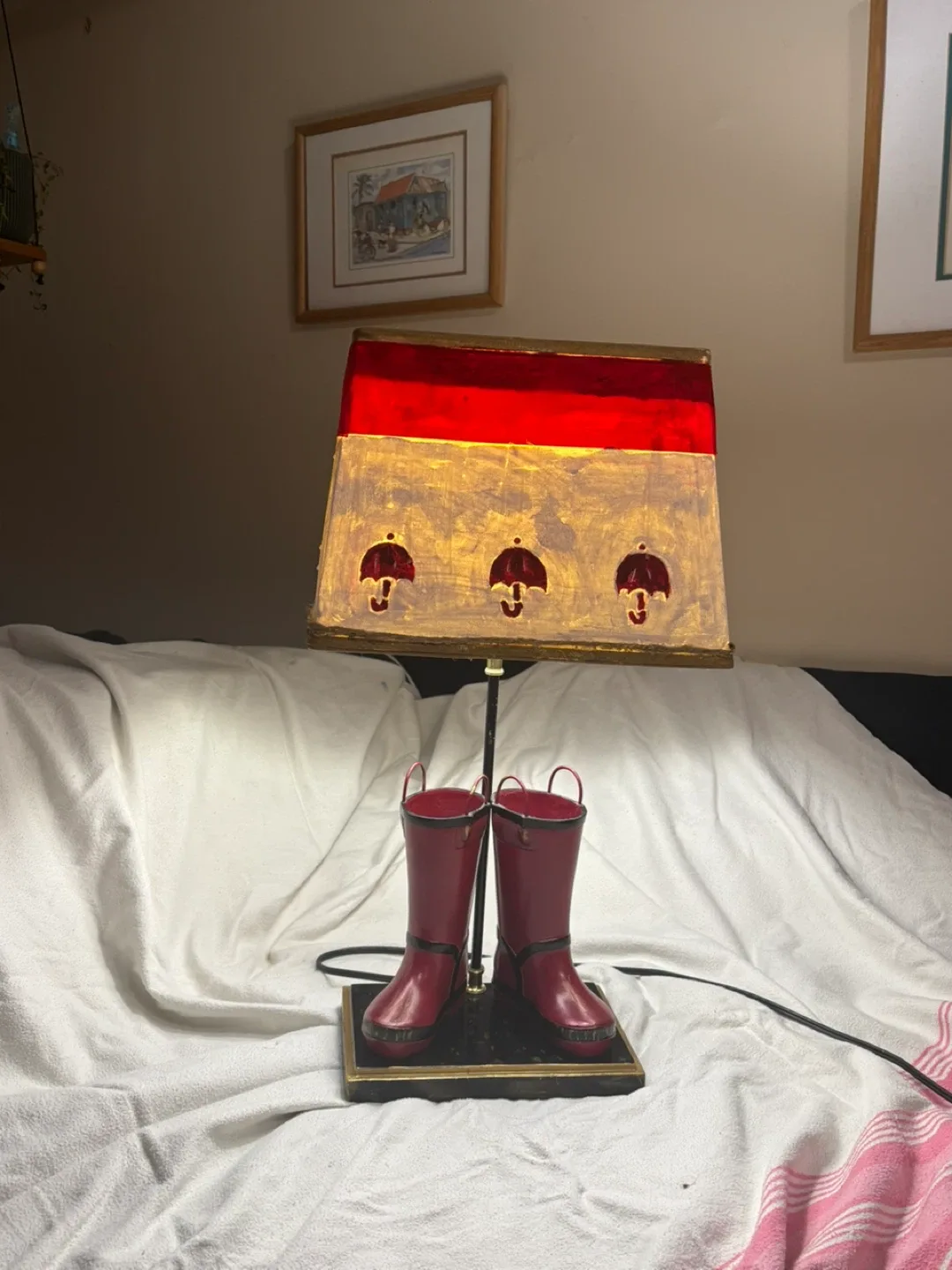 Funky kids Lamp - Unique Decor! thumbnail