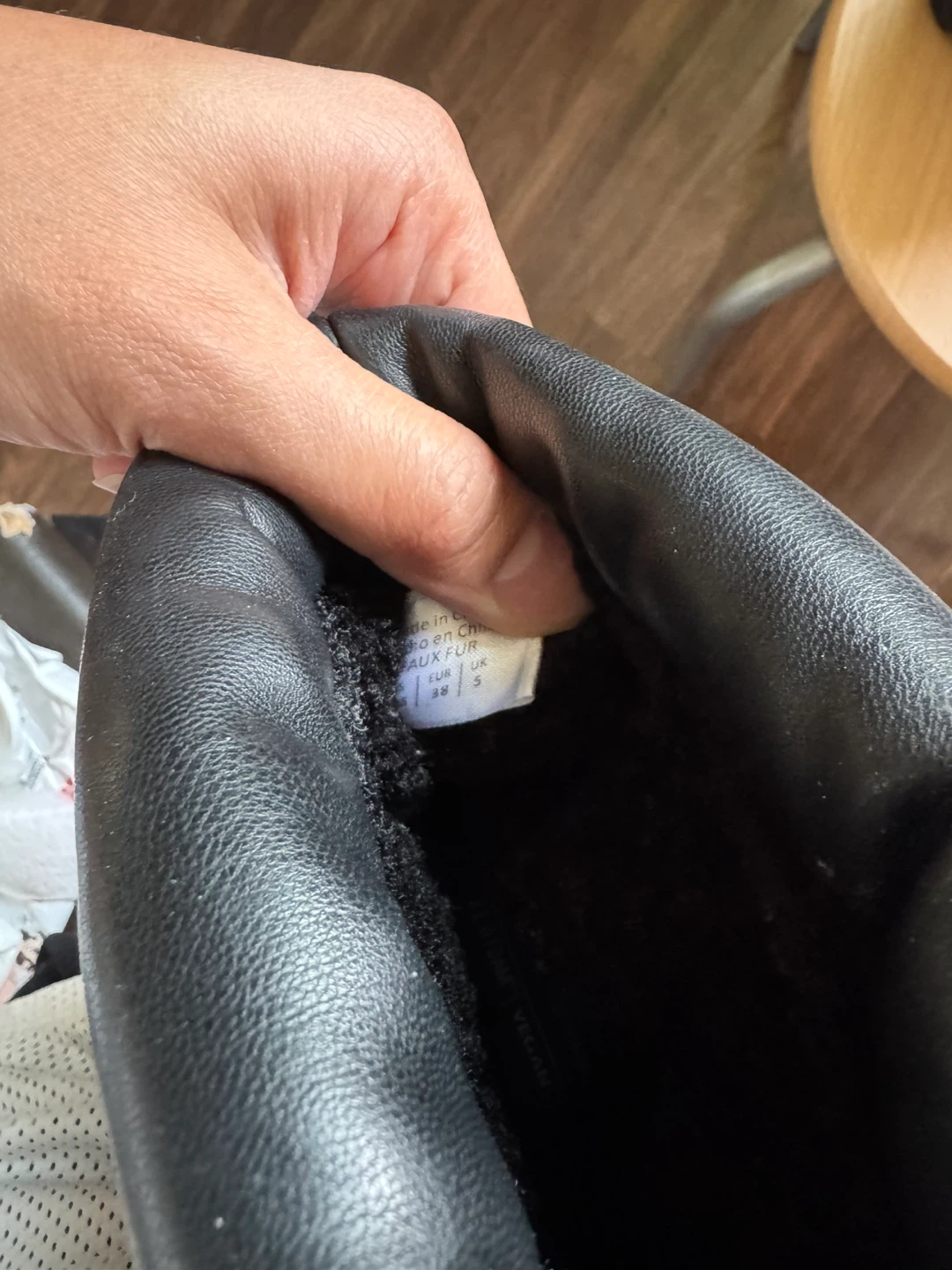 Call It Spring Black Vegan Winter Boots - Size 8 - photo 4