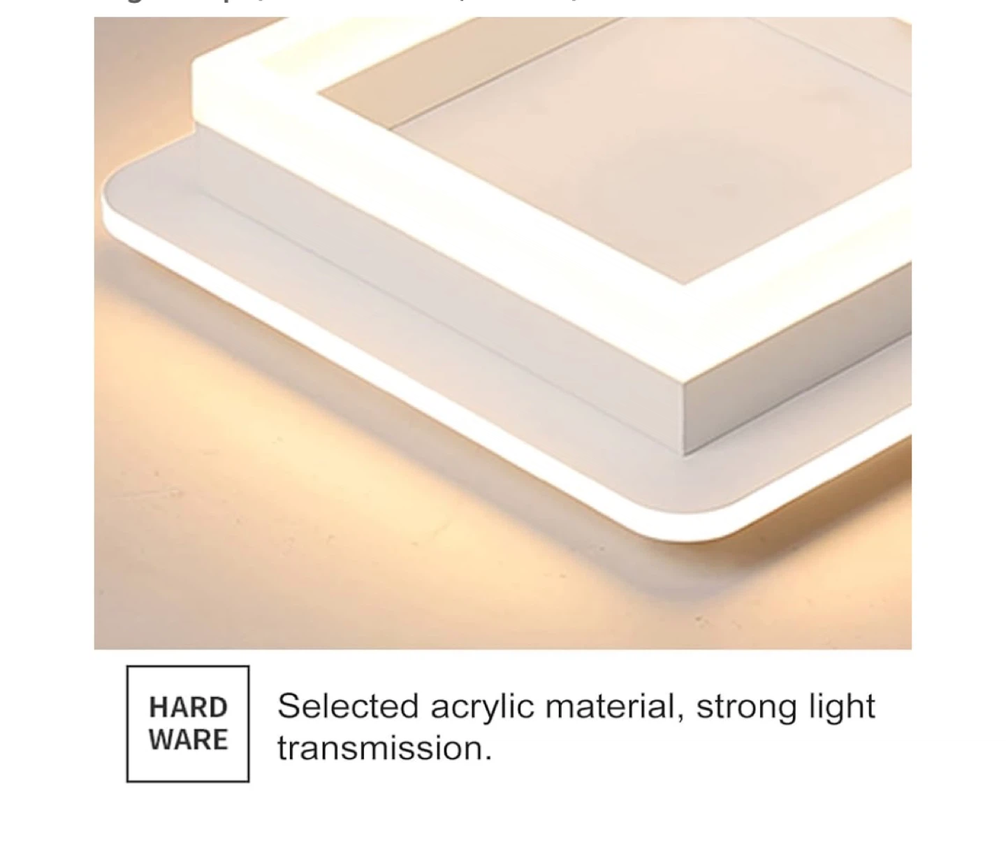 CANEOE 24W Square LED Ceiling Light - White - photo 5