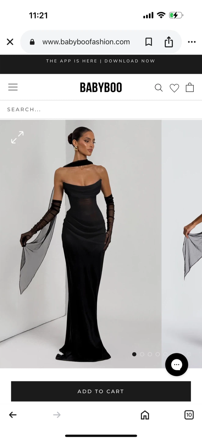 Babyboo Liora Maxi Dress - Black - photo 2