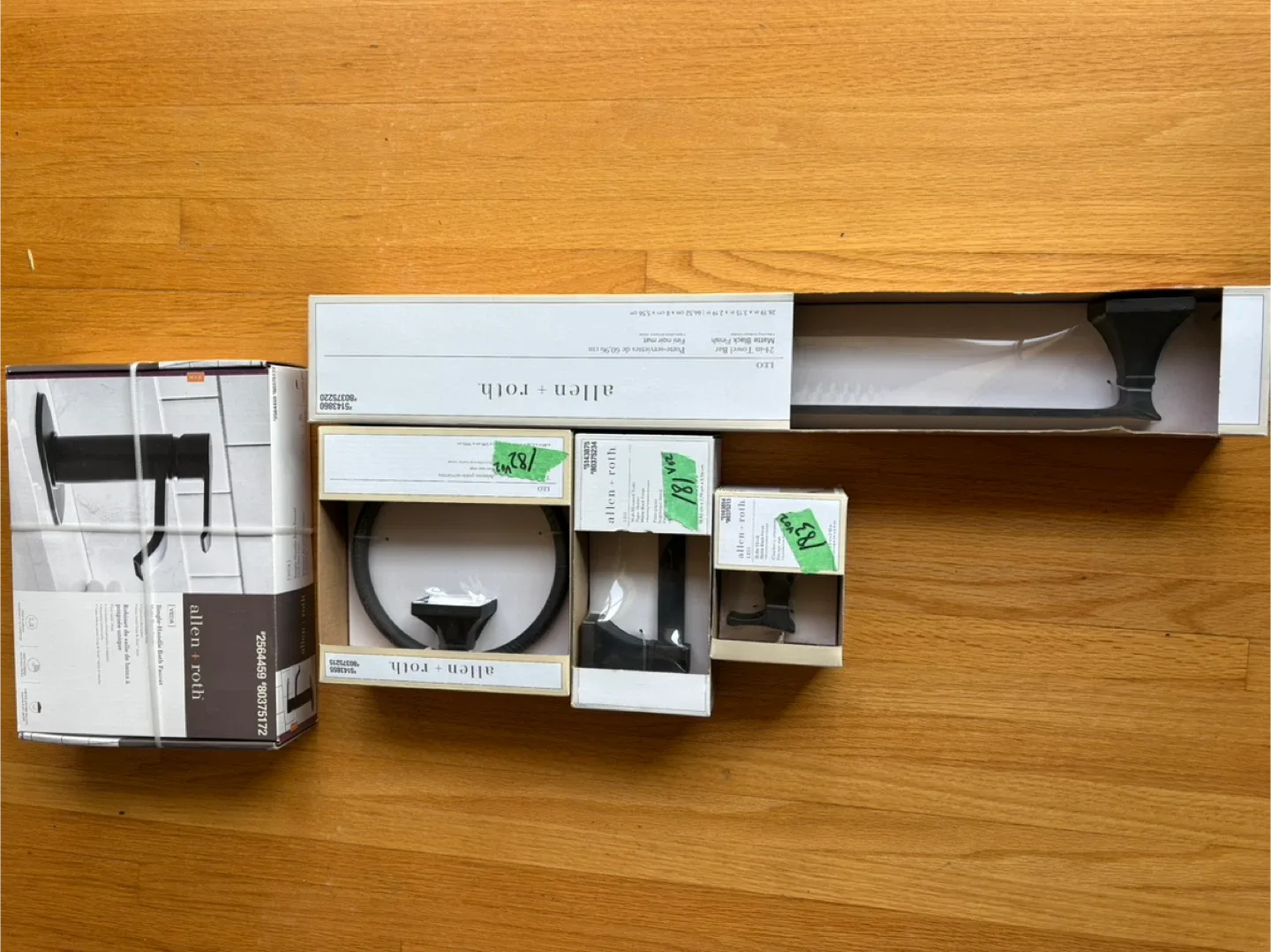 allen + roth LEO Matte Black Bathroom Set thumbnail