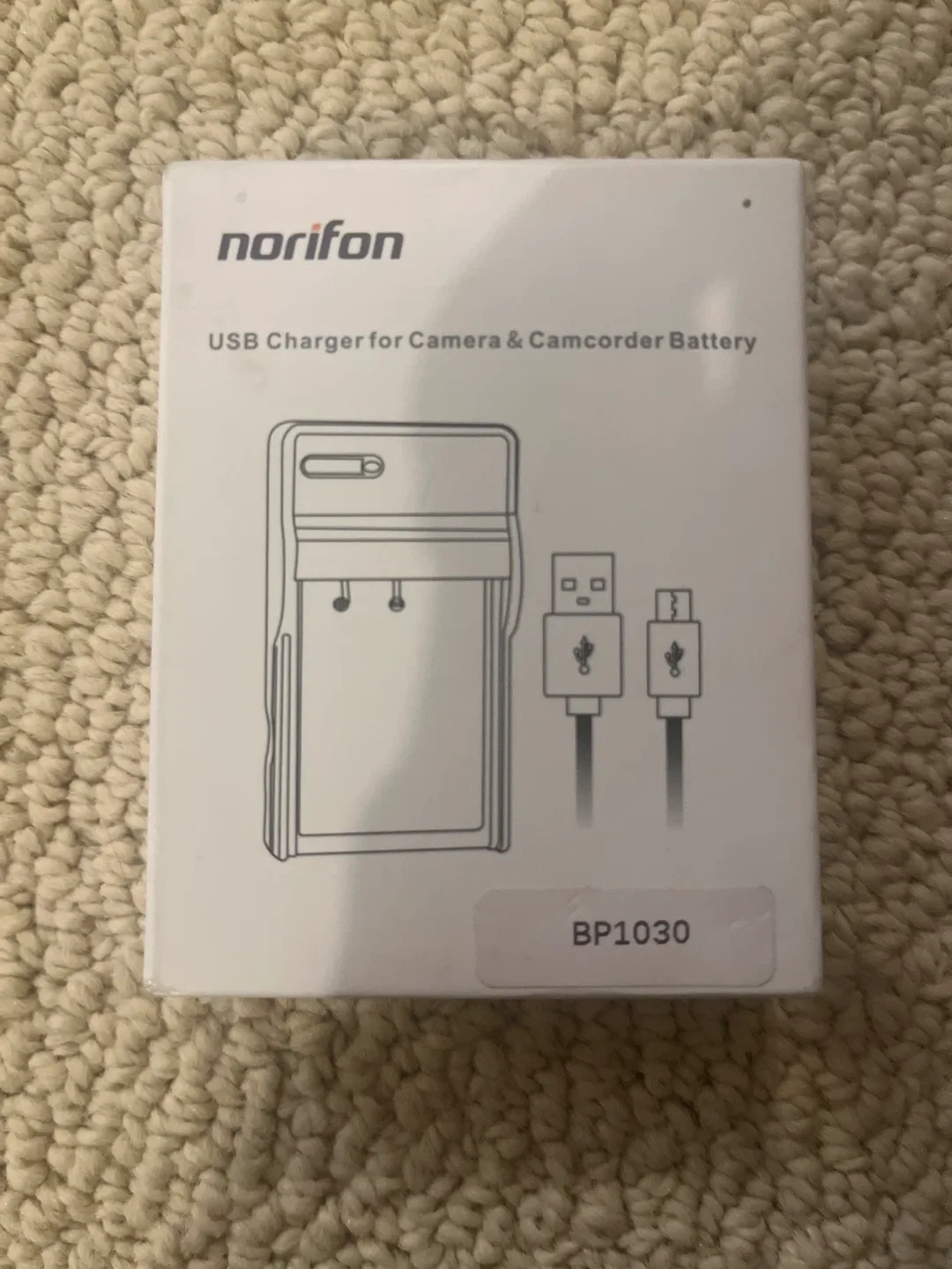 Norifon USB Charger for Camera & Camcorder Battery image indicator(2)
