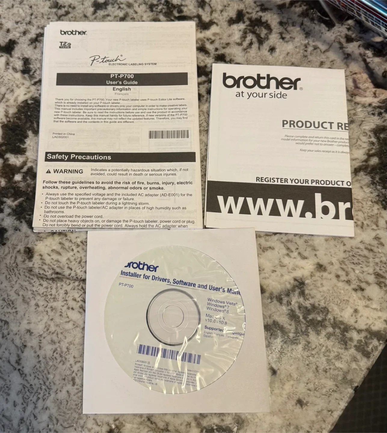 Label Printer + 7 Tapes – Brother P-touch PT-P700 image indicator(4)