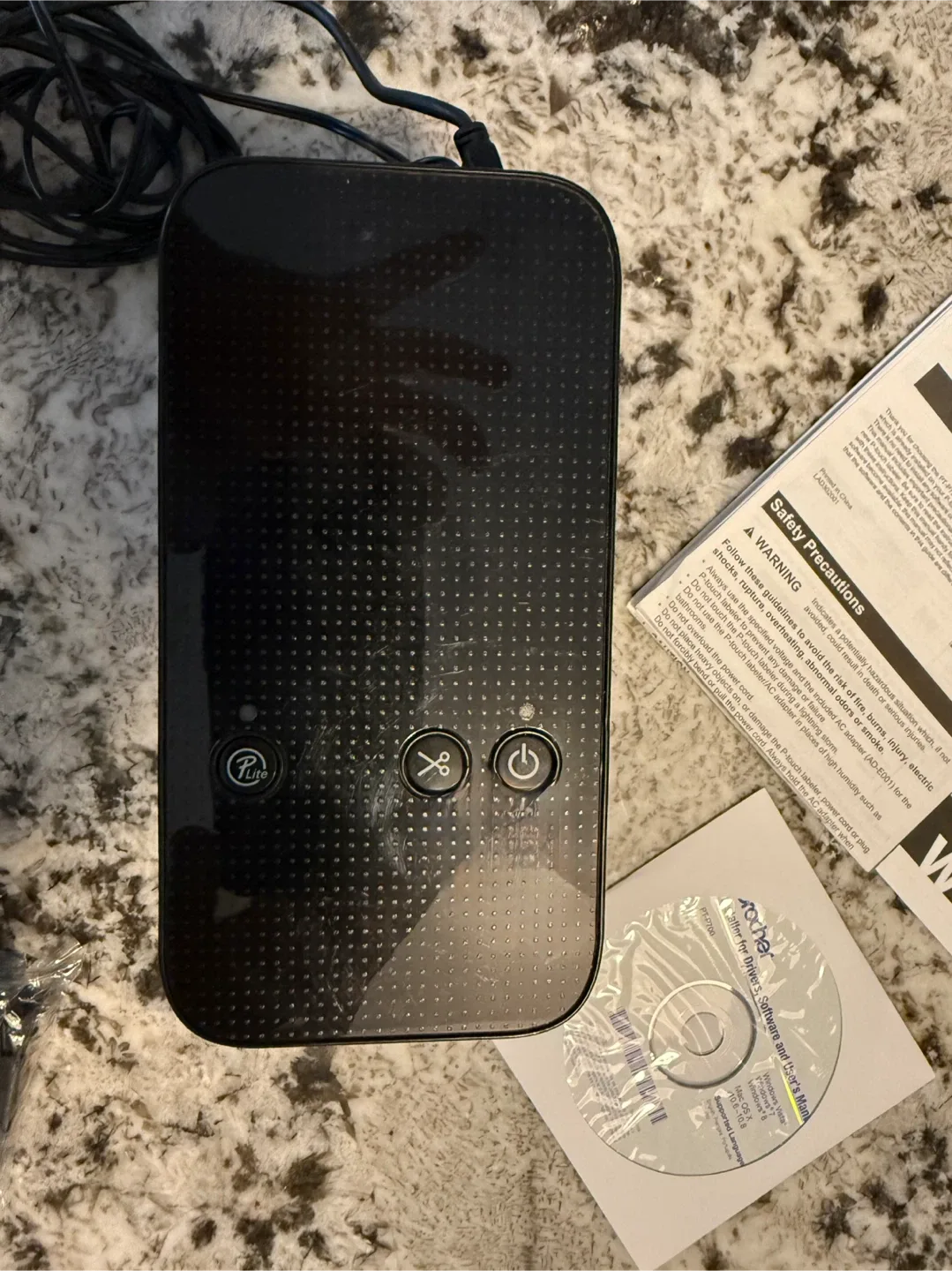 Label Printer + 7 Tapes – Brother P-touch PT-P700 image indicator(7)