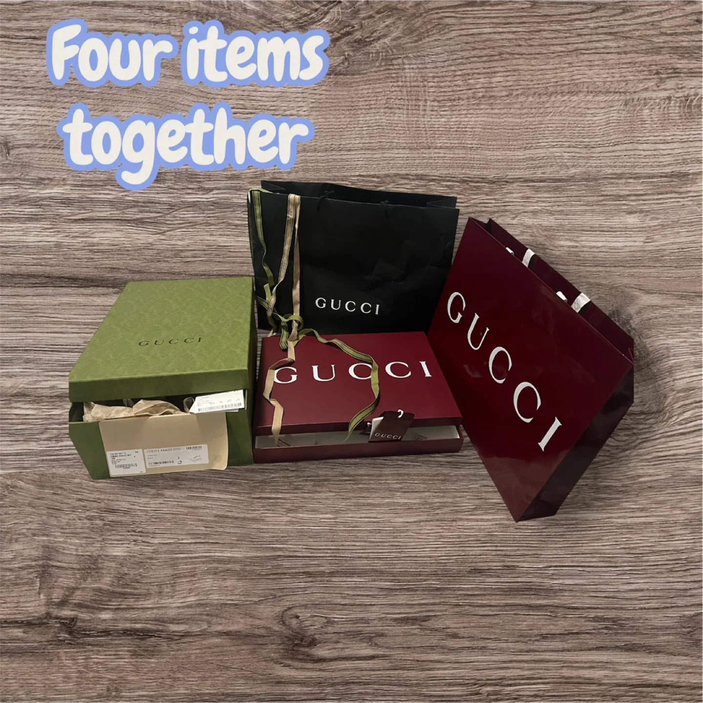 Gucci Box and Shopping Bag Set thumbnail