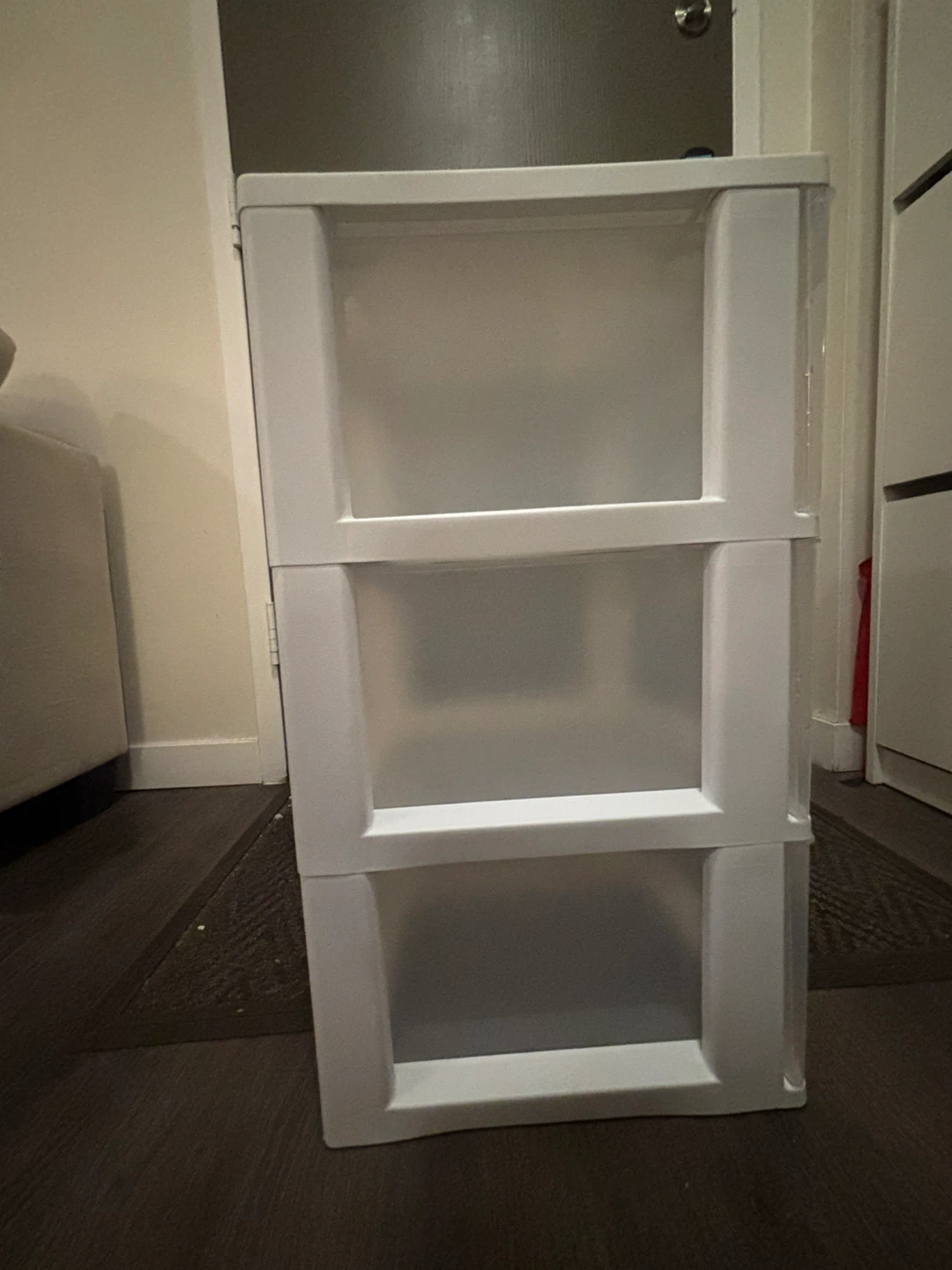 White 3-Drawer Storage Unit