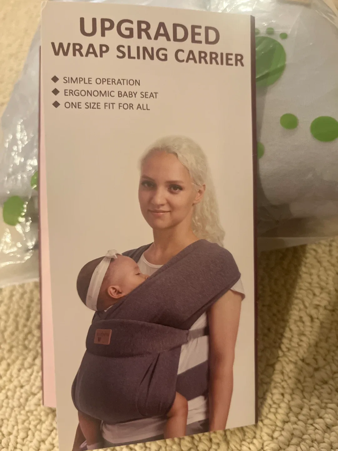 Cuby Upgraded Wrap Sling Carrier thumbnail