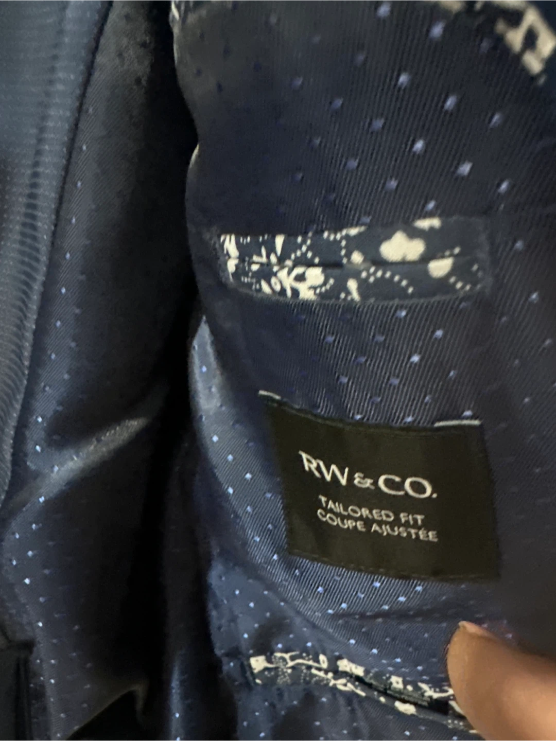 RW&CO. Blue Tailored Fit Blazer - photo 2