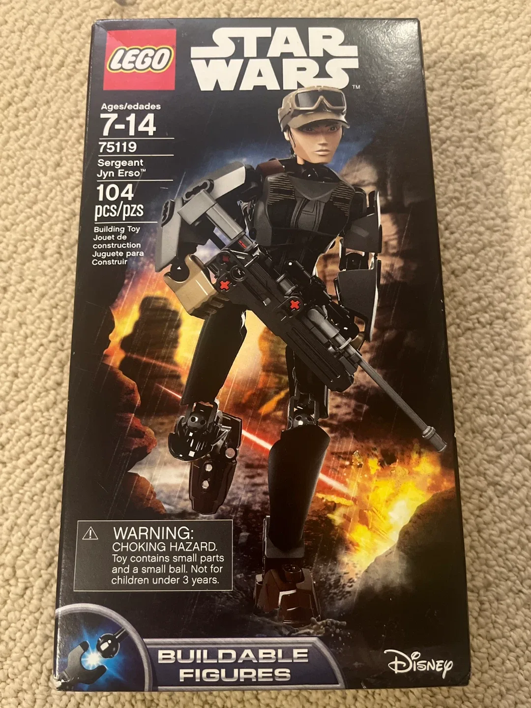 NIB! LEGO Star Wars Sergeant Jyn Erso 75119 Buildable Figure thumbnail