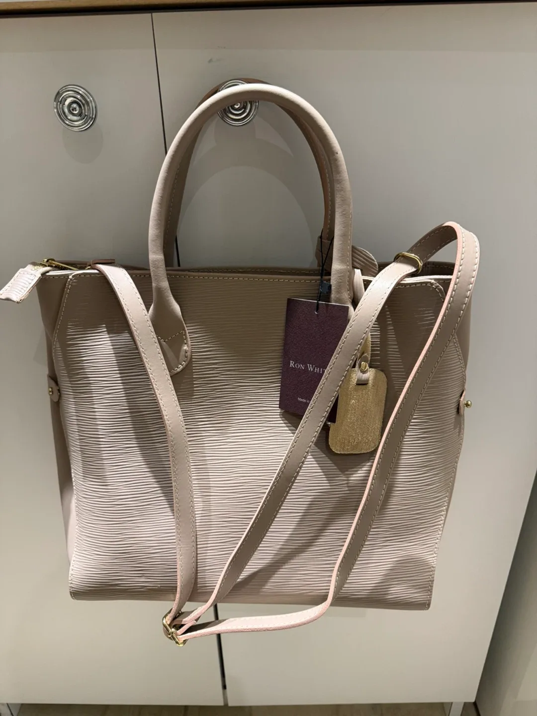 Ron White Newcastle Nude Leather Purse Handbag - new with tags image indicator(3)