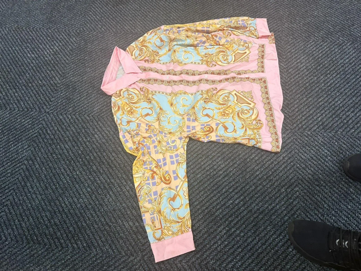 Pink Patterned Button-Down Shirt thumbnail