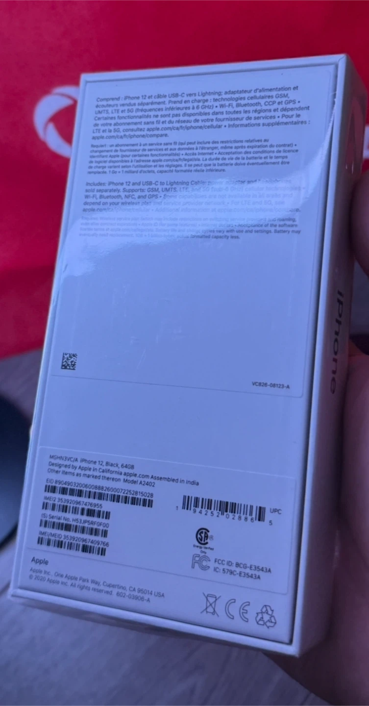 Apple iPhone 12 Black 64GB - photo 3