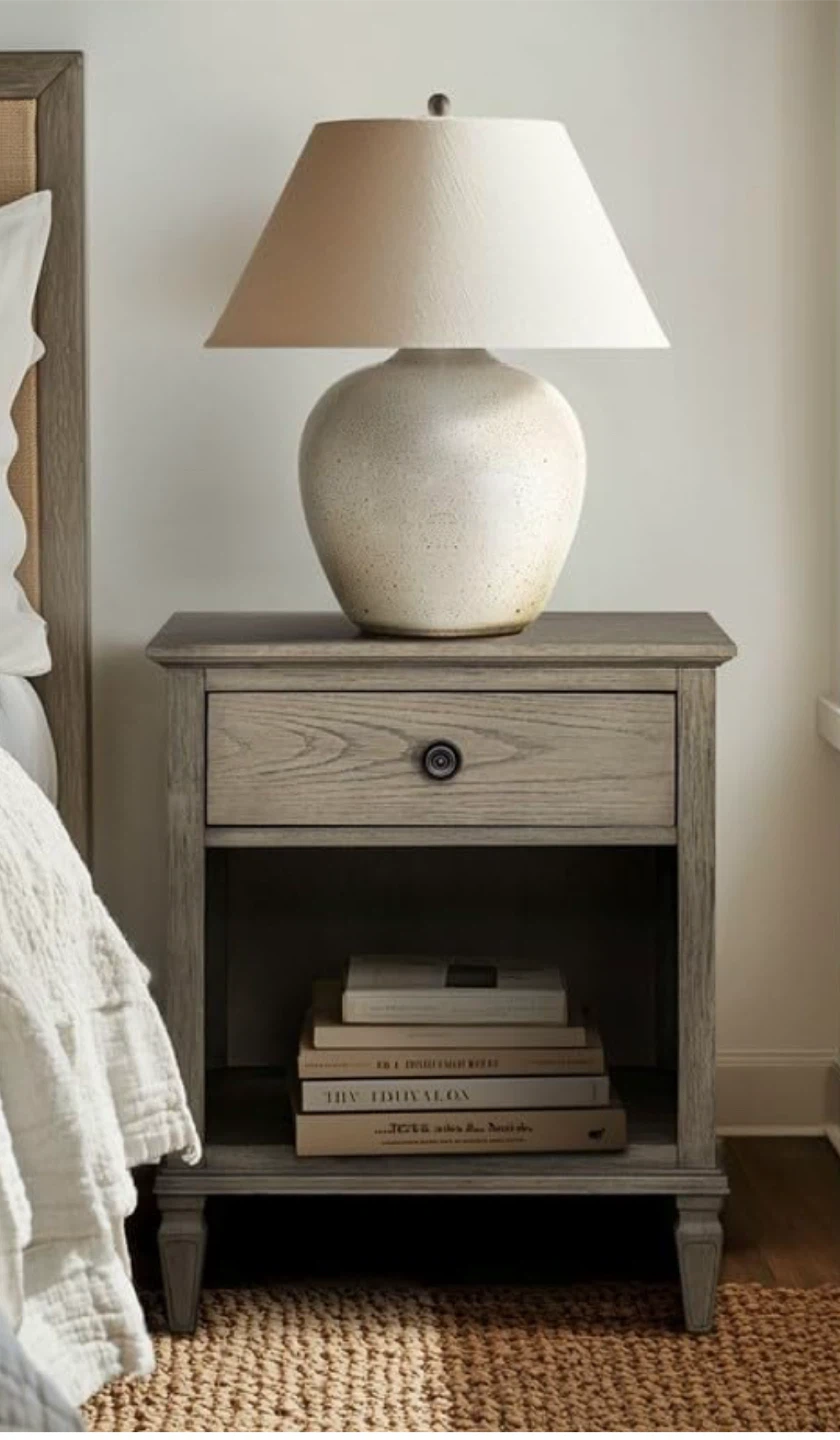 Gracie Mills Bolton Nightstand with Open Storage