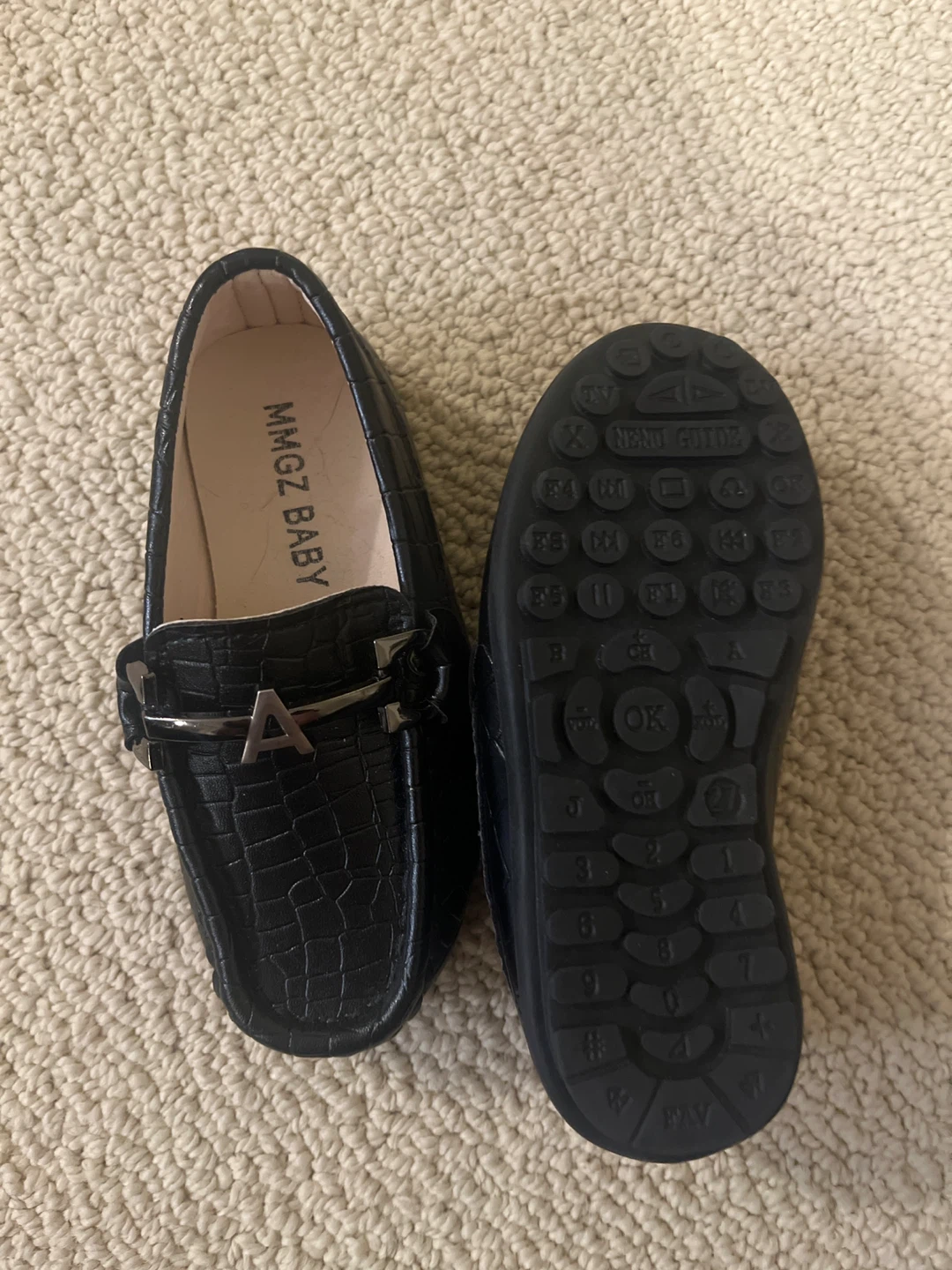 MMGZ Baby Black Loafers