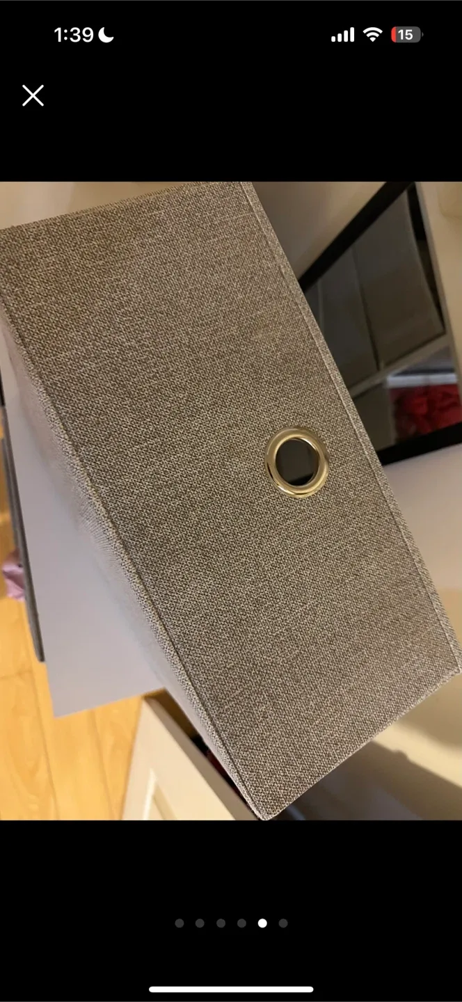 White Storage Dresser with 8 Fabric Drawers image indicator(5)