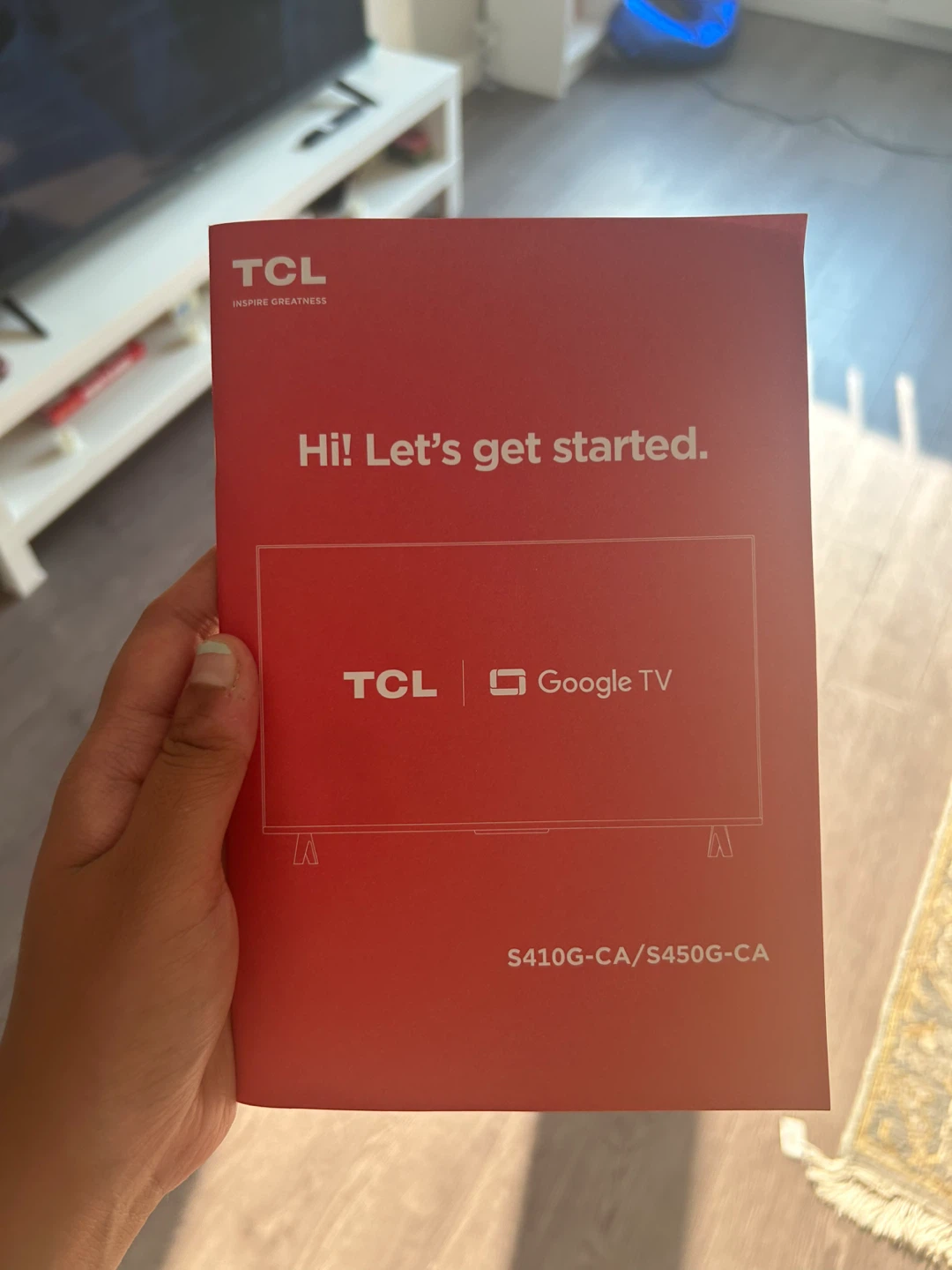 55 inch TV (TCL 55” Google Smart TV) - photo 3