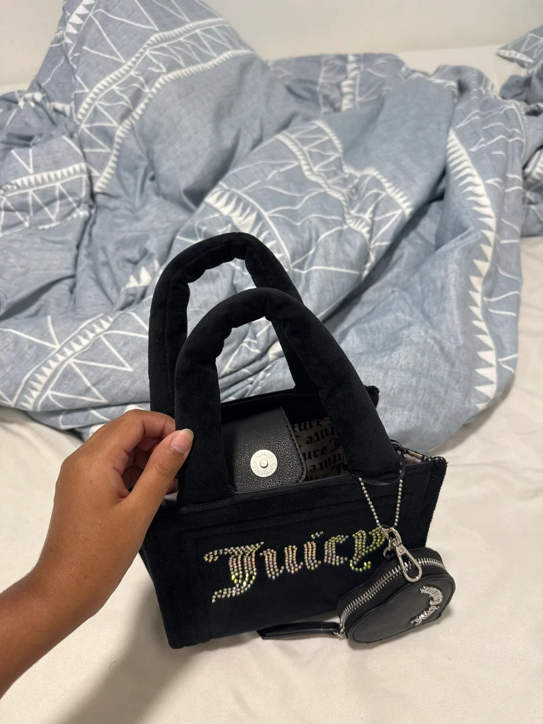 Juicy Couture Black Mini Tote Bag brand new image indicator(2)