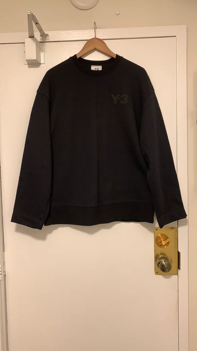 Y-3 Black Crewneck Sweatshirt - Size M thumbnail