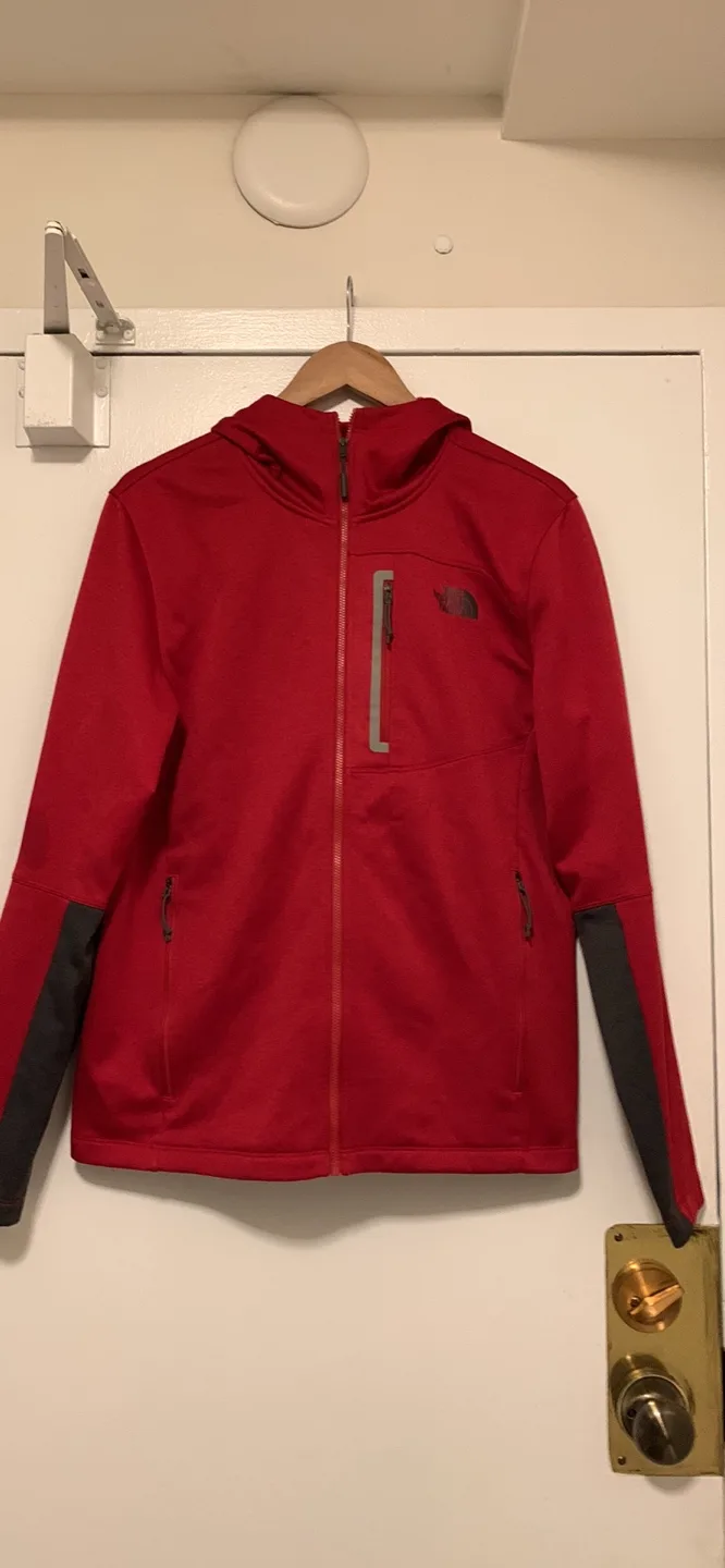 The North Face Red Full Zip Hoodie thumbnail