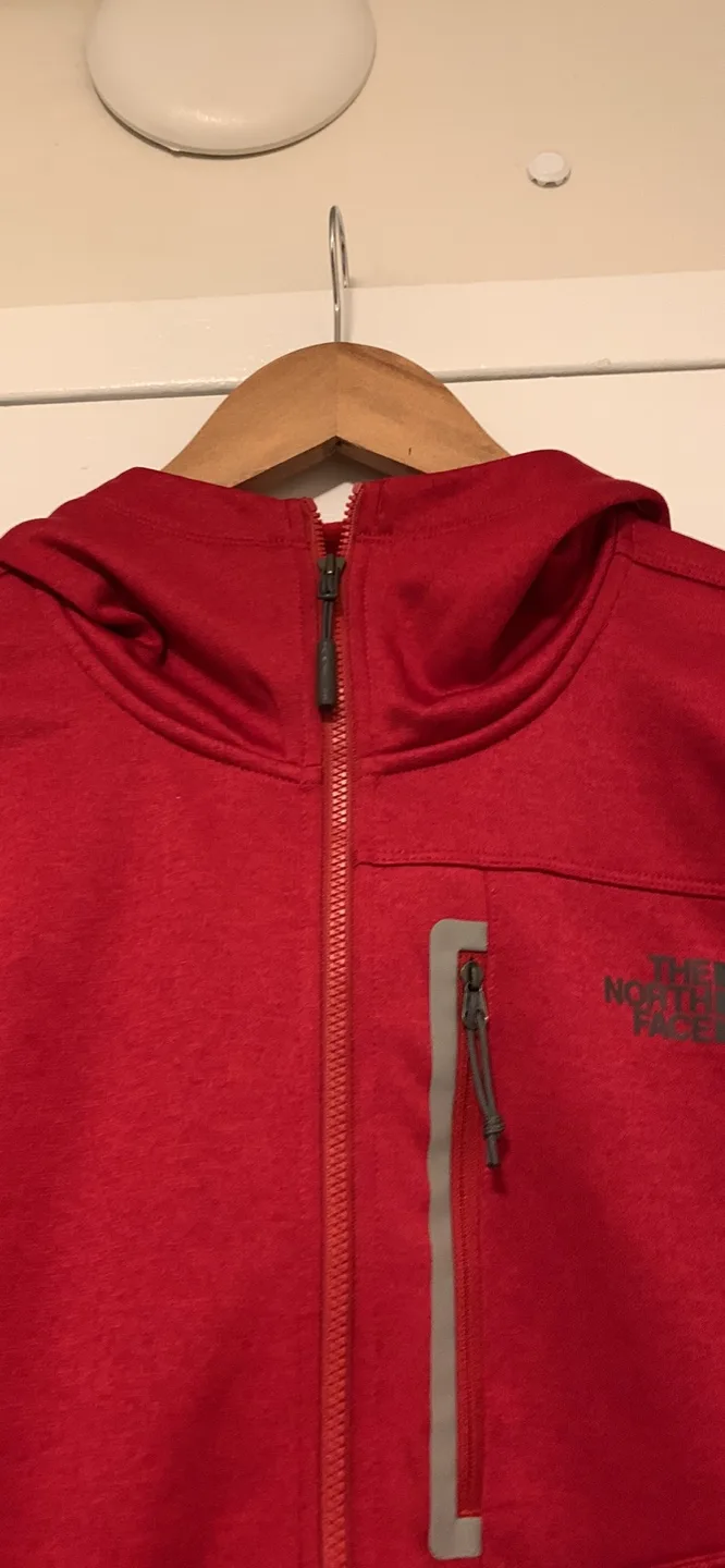 The North Face Red Full Zip Hoodie image indicator(3)