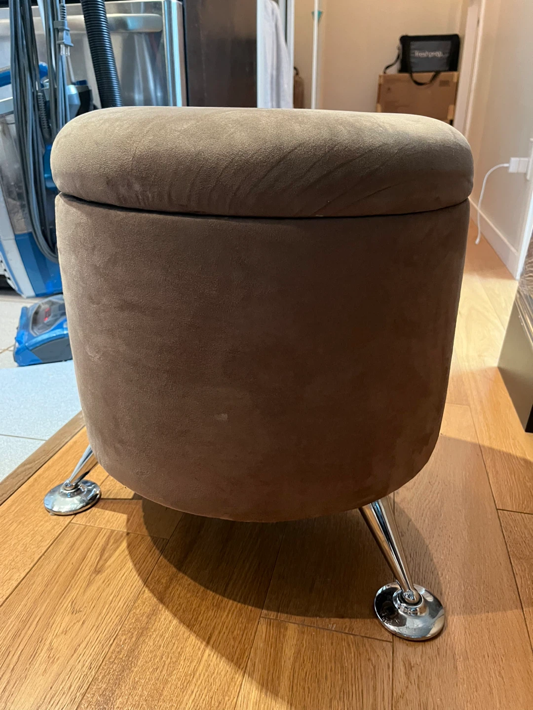Round Storage Foot Stool