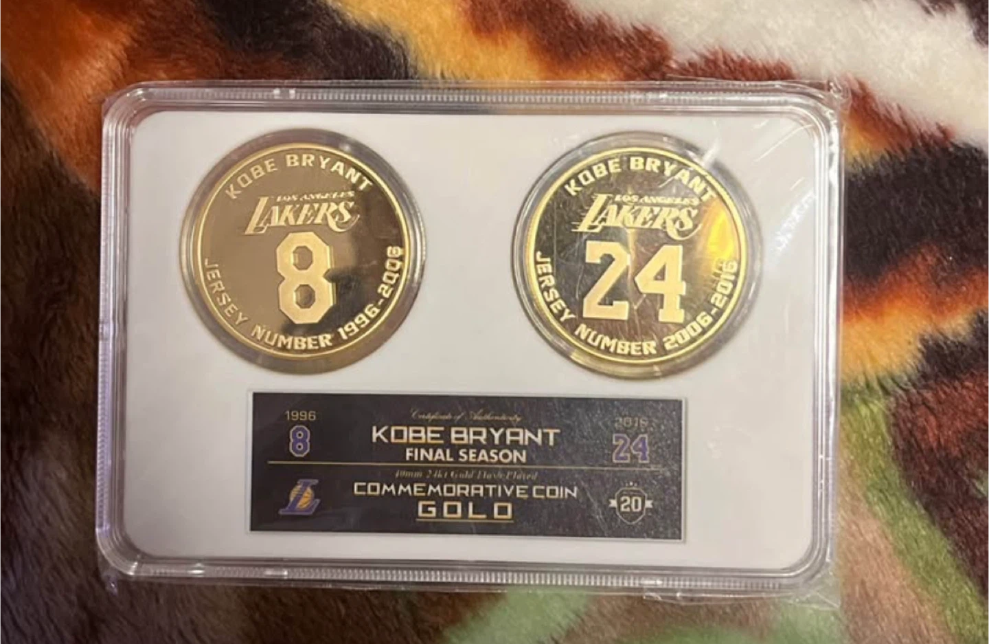 Kobe Bryant Lakers Gold Coin Set