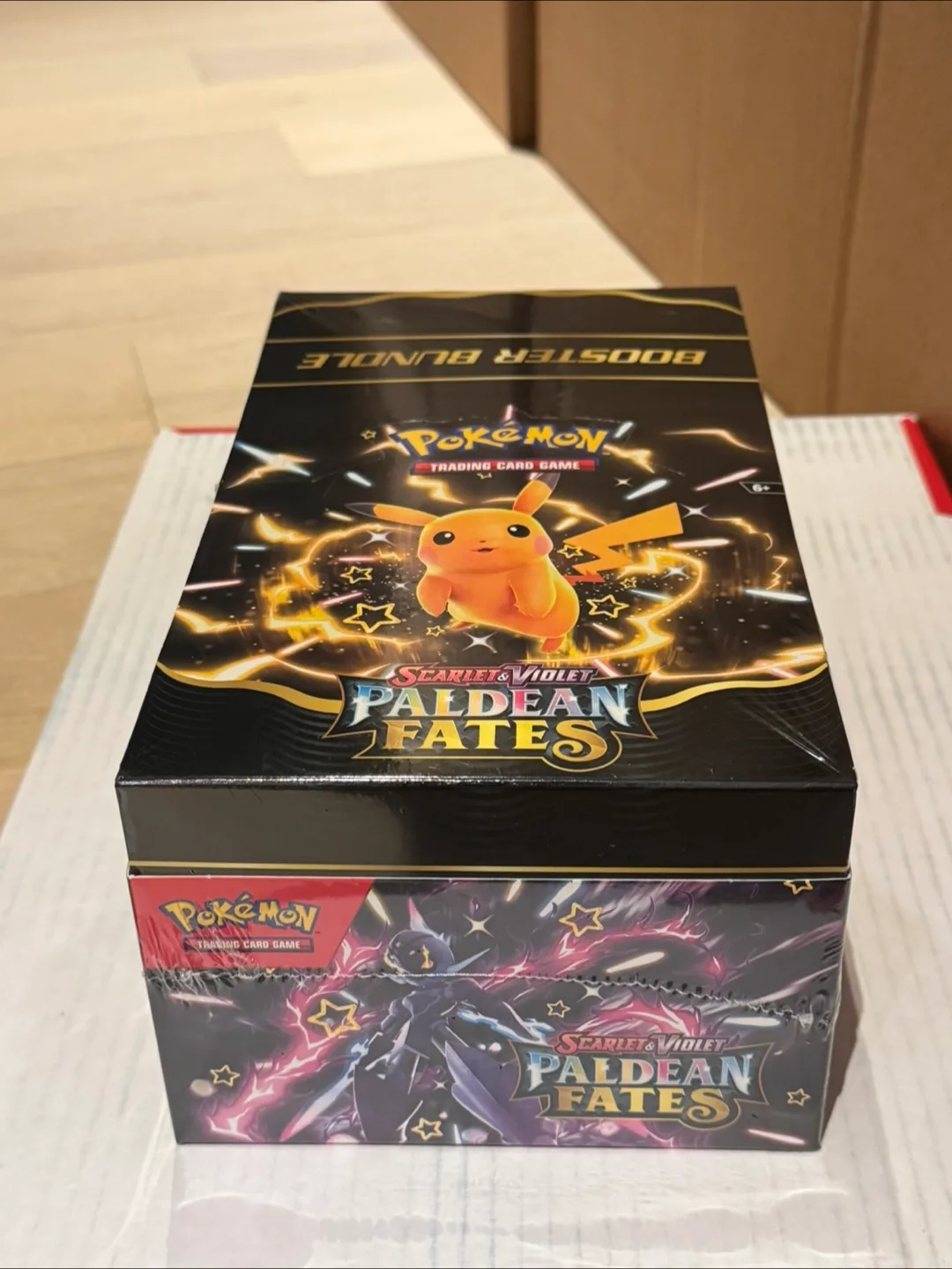 Paldean fates booster bundle display( ripped bottom) thumbnail