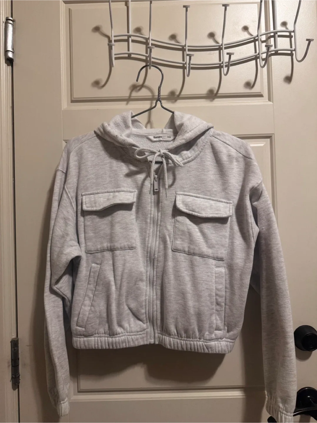Bluenotes Grey Zip-Up Hoodie - Size M thumbnail
