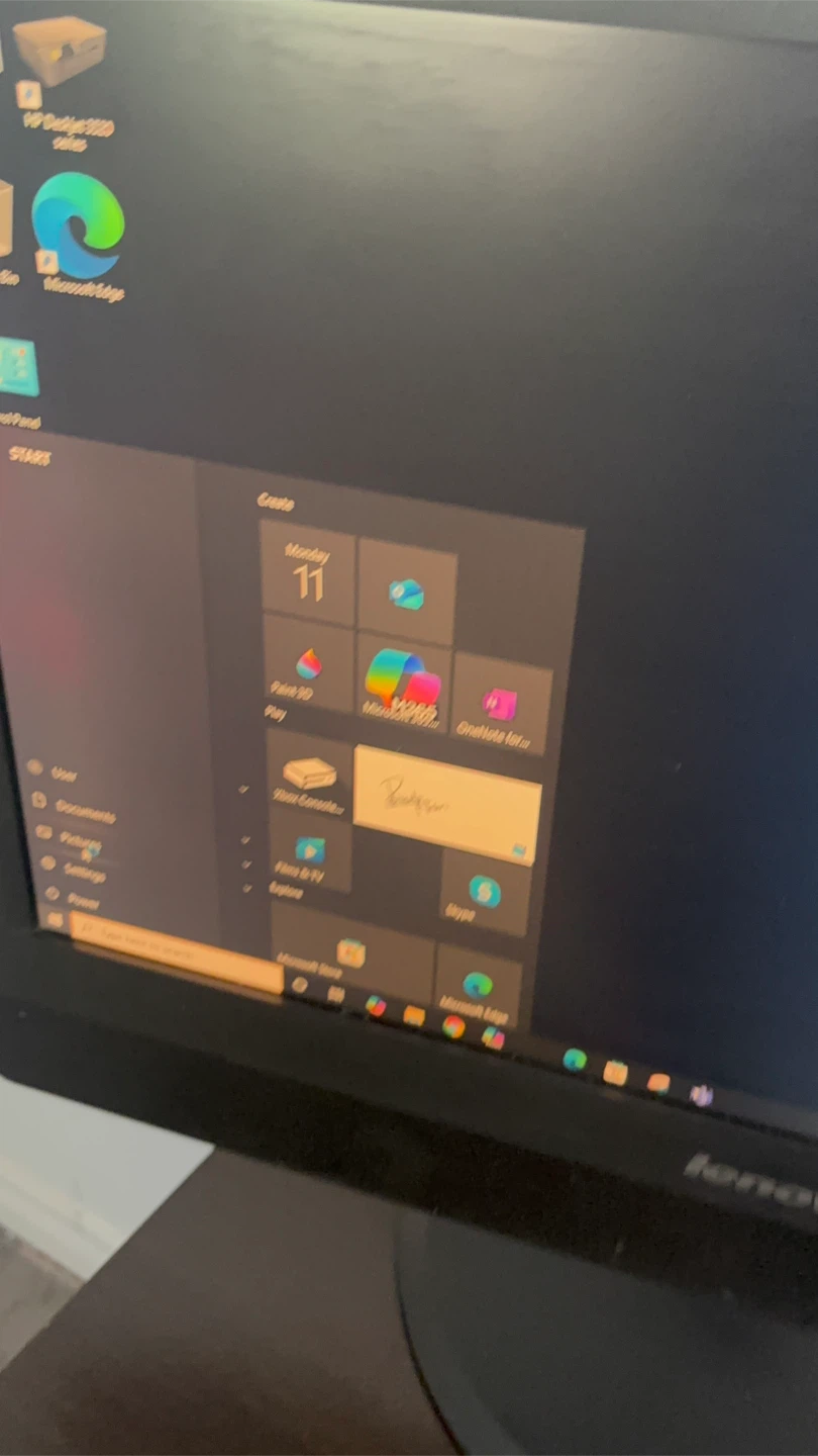 Desktop with in built CPU Lenovo ThinkCentre All-in-One PC