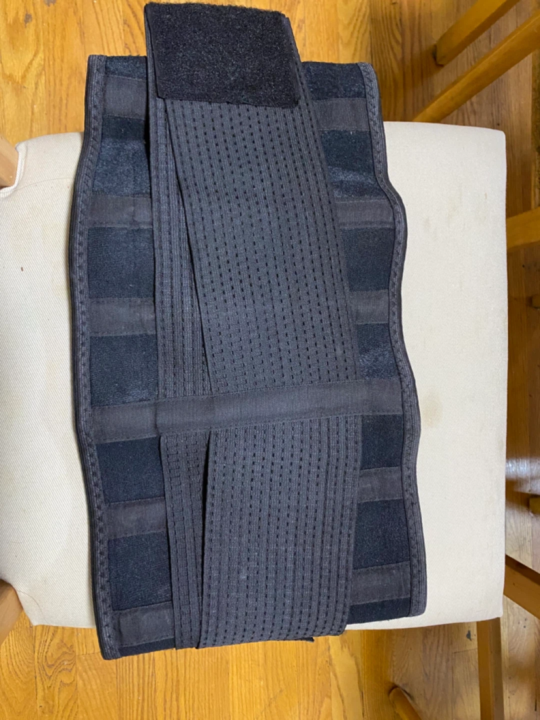 Black Back Brace Support Belt