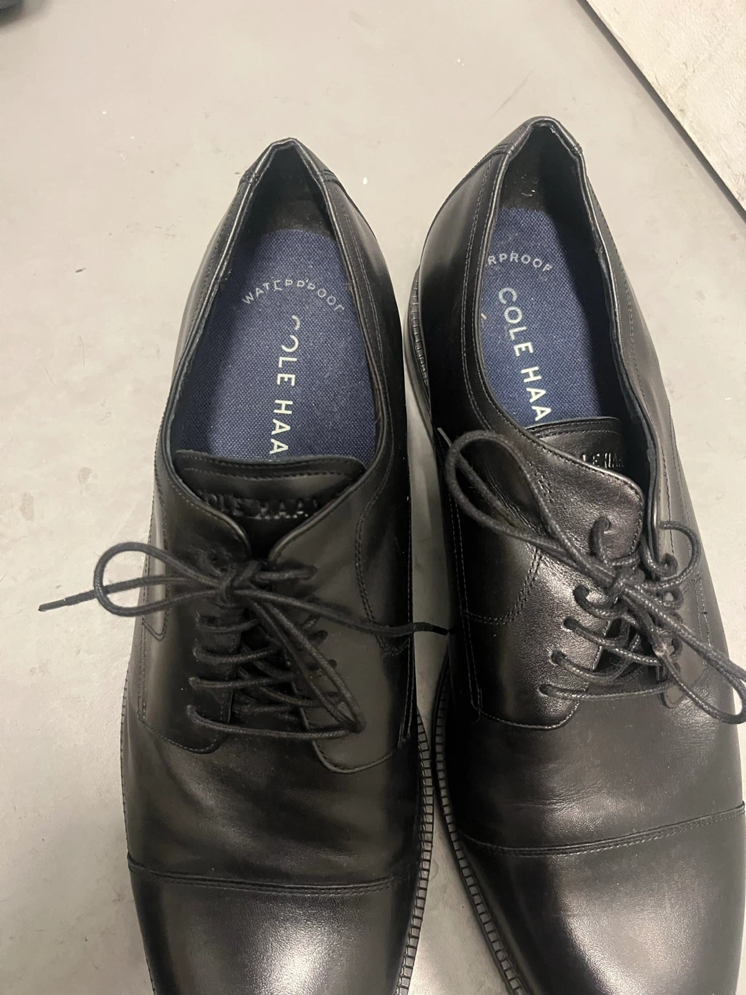 Cole Haan Waterproof Black Oxford Dress Shoes - Size 11M - photo 2