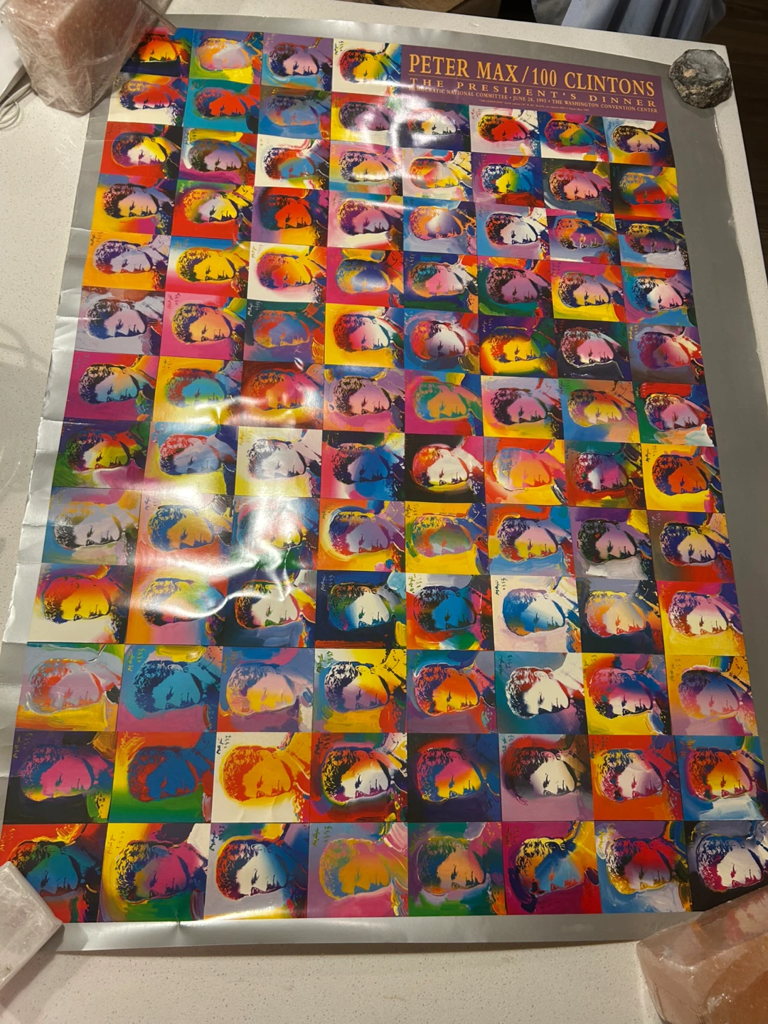 Peter Max / 100 Clintons Poster - photo 3