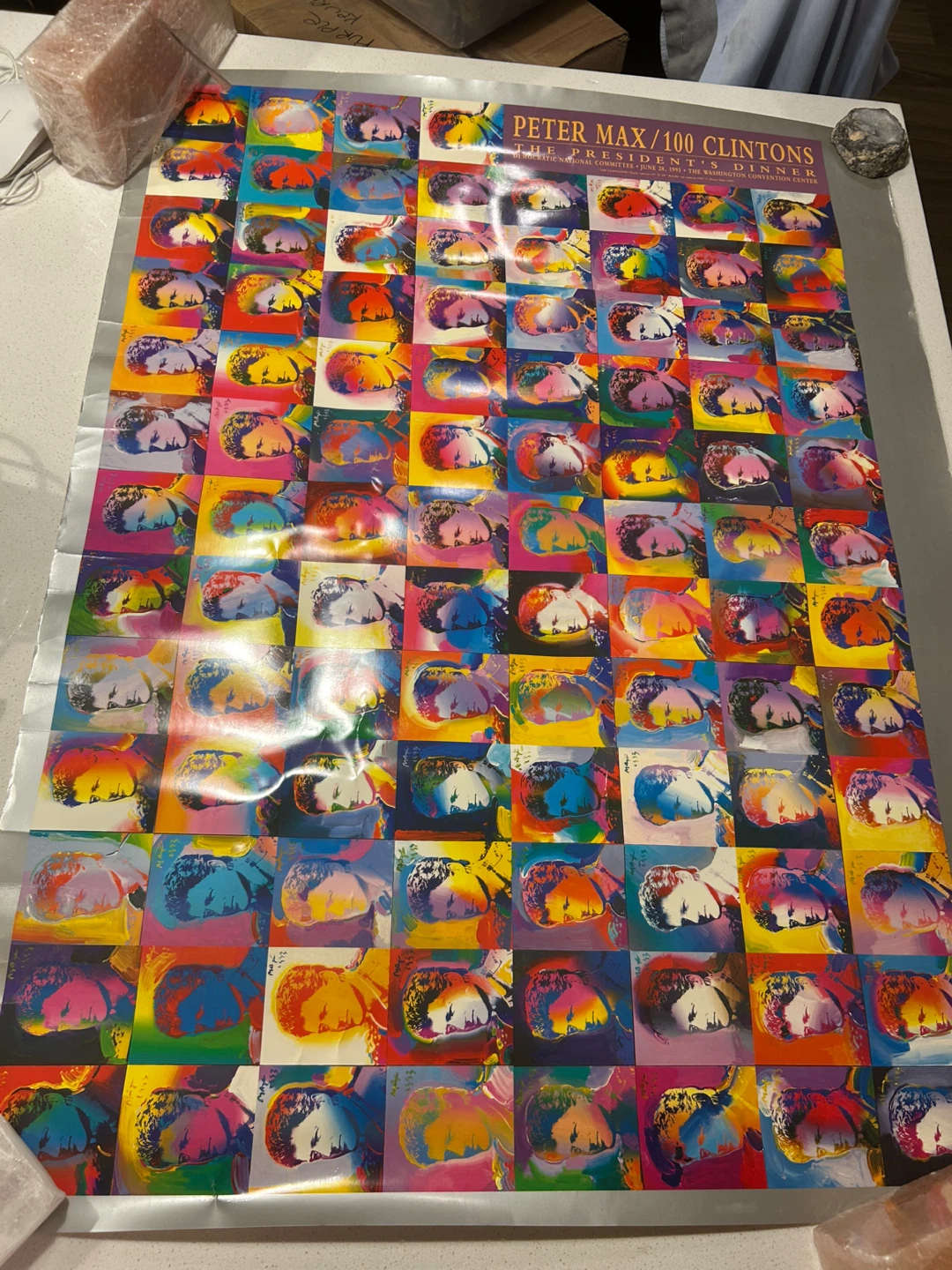 Peter Max / 100 Clintons Poster - photo 2