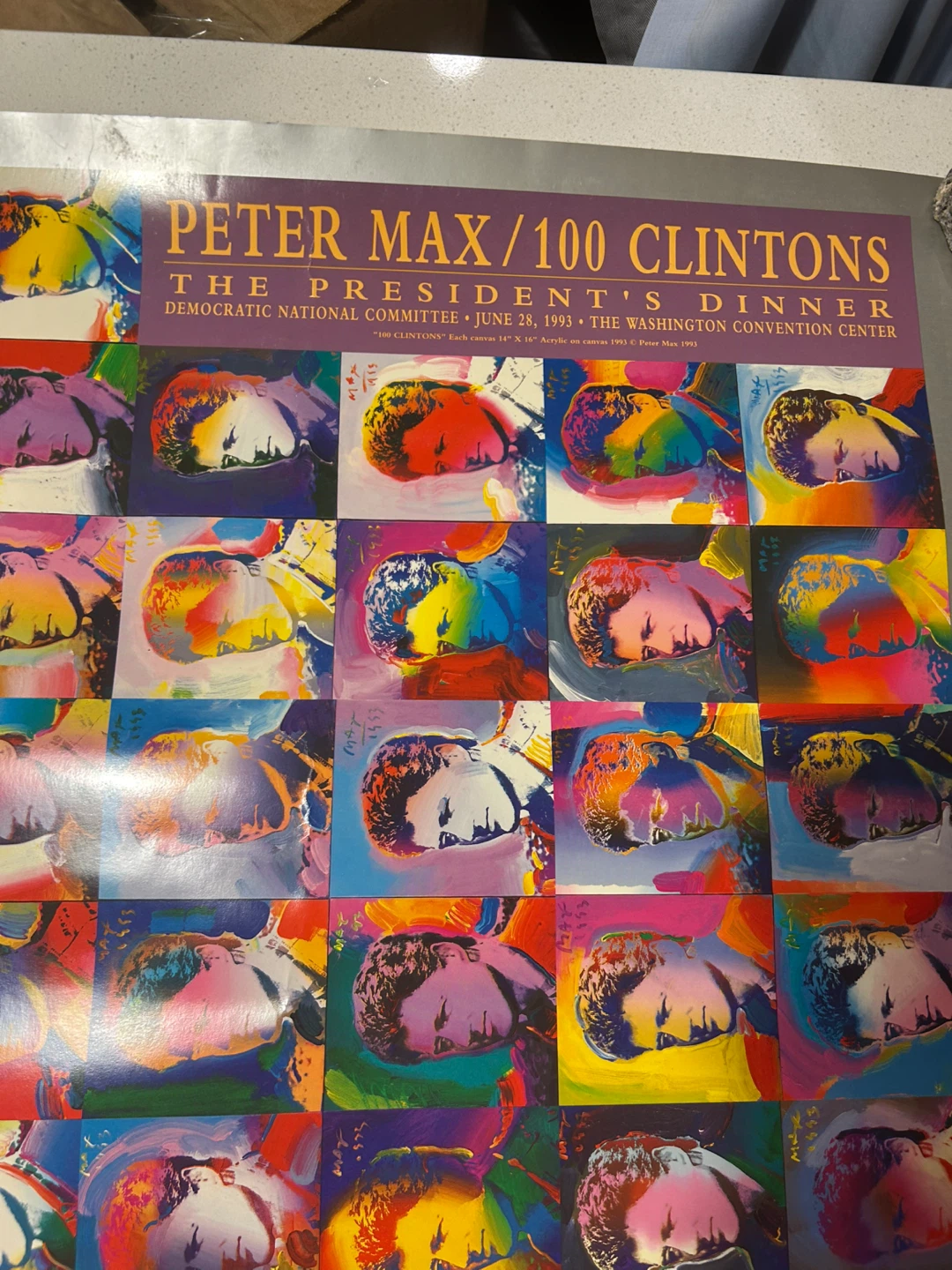 Peter Max / 100 Clintons Poster - photo 4