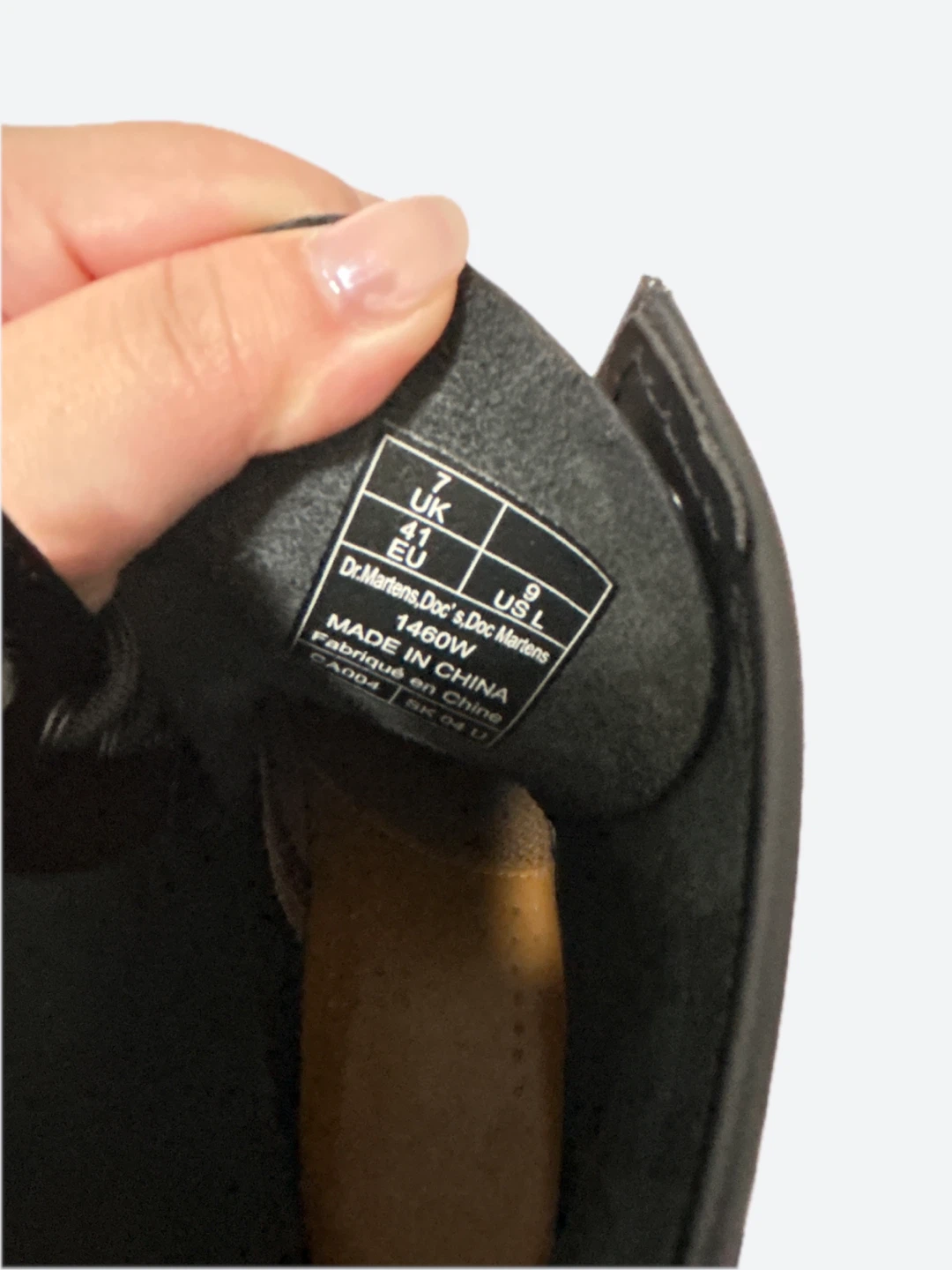 Dr. Martens 1460W Black Leather Boots - US 9 - photo 2
