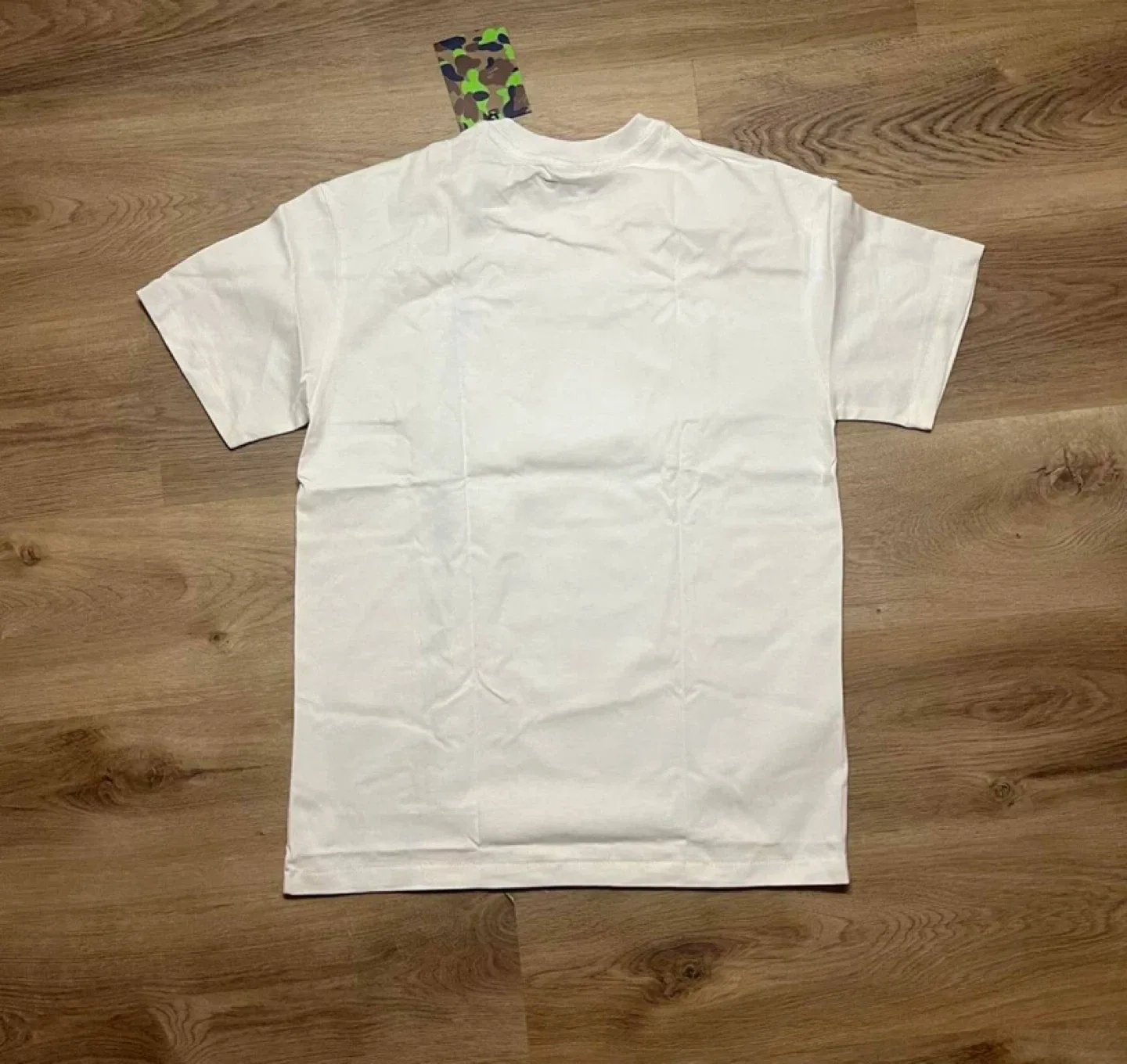Bape Baby Milo Green Camo Ape Head T-Shirt White - NWT image indicator(2)