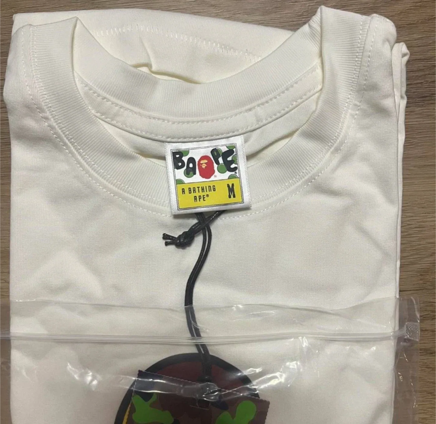 Bape Baby Milo Green Camo Ape Head T-Shirt White - NWT image indicator(3)