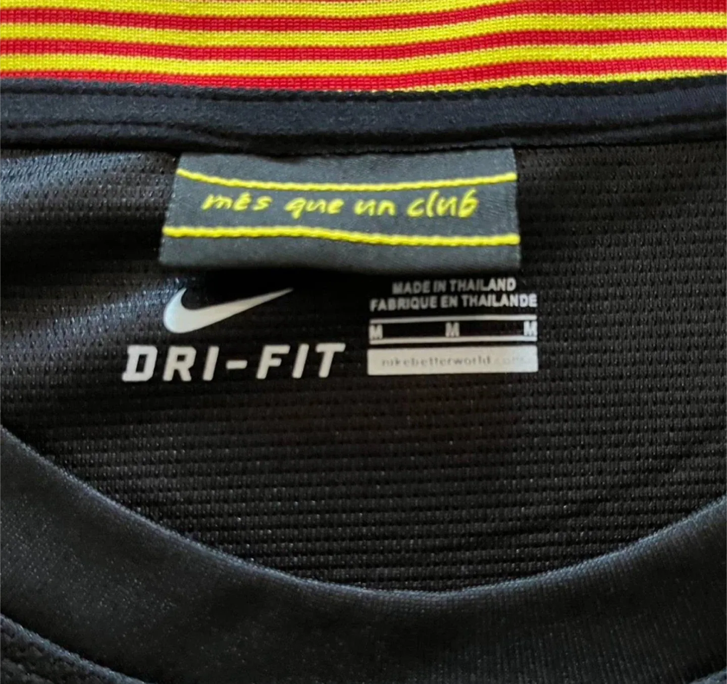 Barca Messi #10 2013/2014 UCL Away Black Nike image indicator(3)