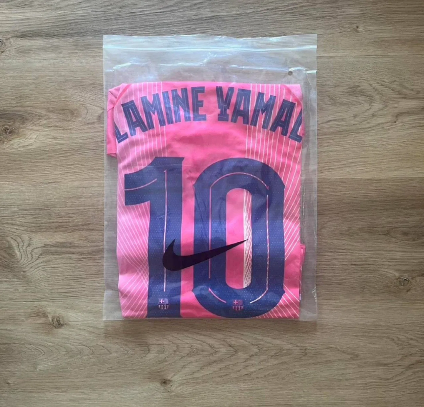 Barcelona Lamine Yamal #10 2025/2026 Pink Jersey UCL image indicator(4)