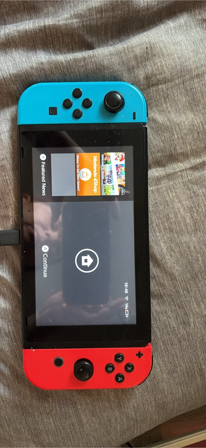 Nintendo Switch and game