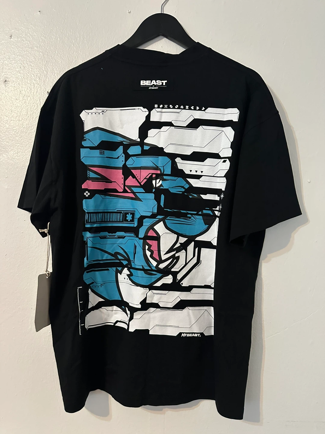 MrBeast BEAST Black Graphic T-Shirt - Size L - photo 4