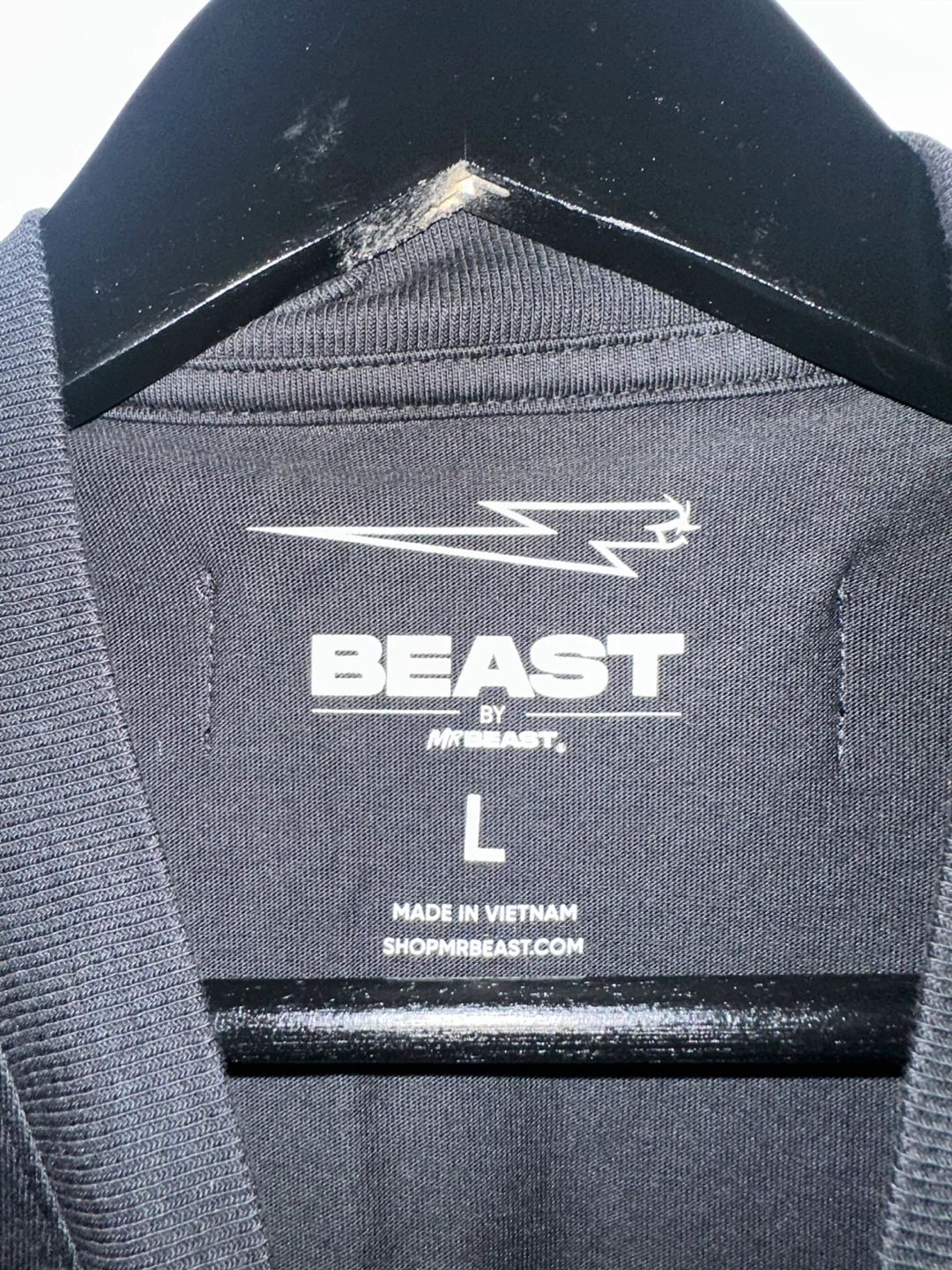 MrBeast BEAST Black Graphic T-Shirt - Size L - photo 5