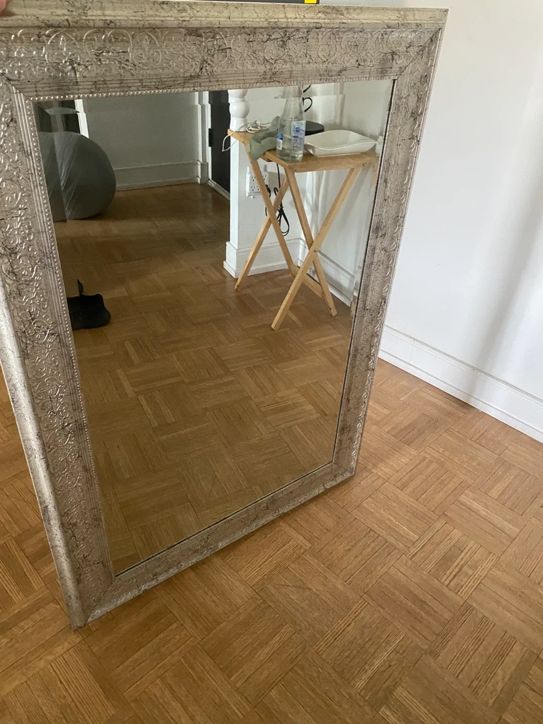 Large Framed Wall Mirror thumbnail