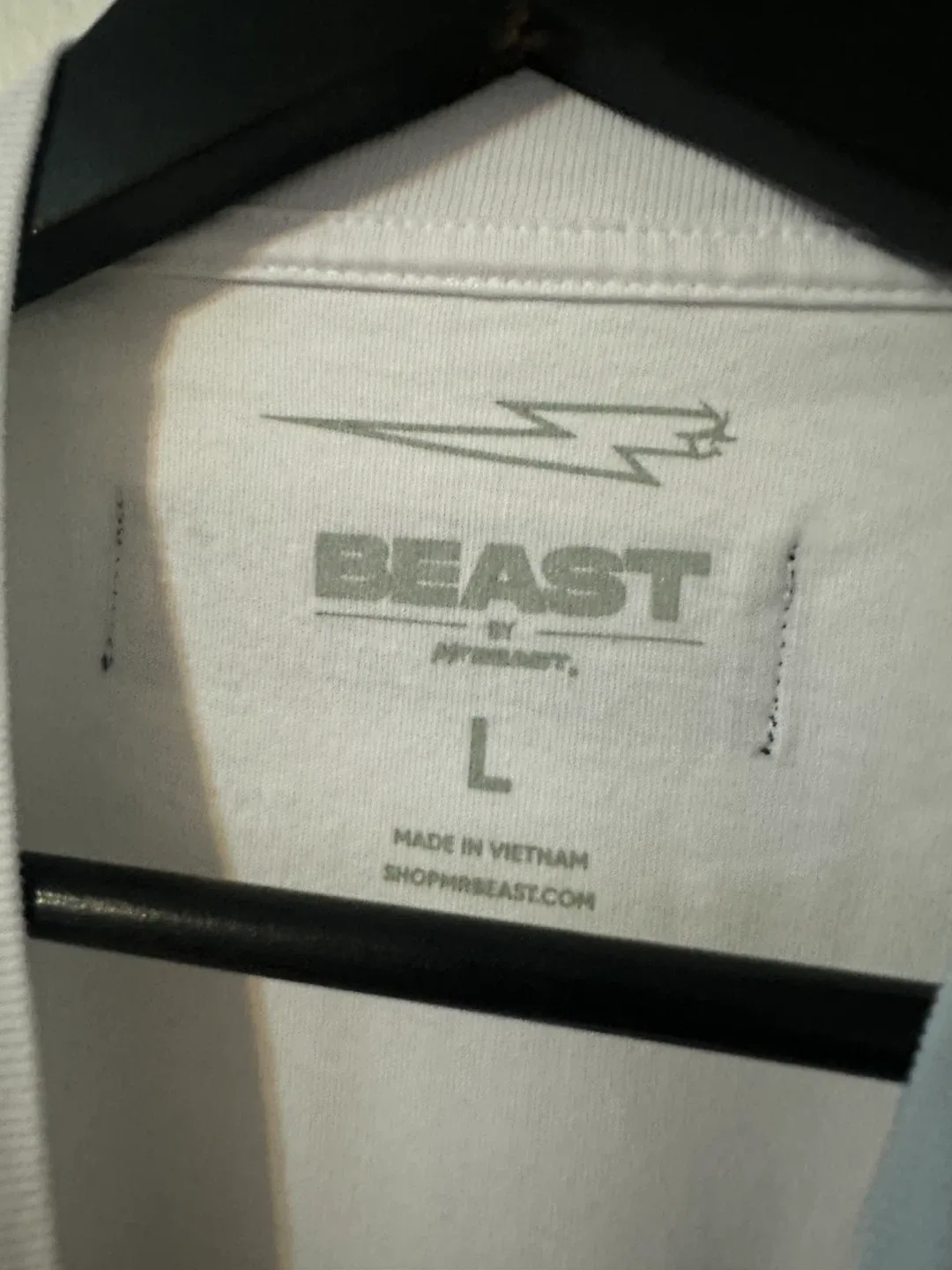 MrBeast Dollar Bill Tee - Size L - White image indicator(5)