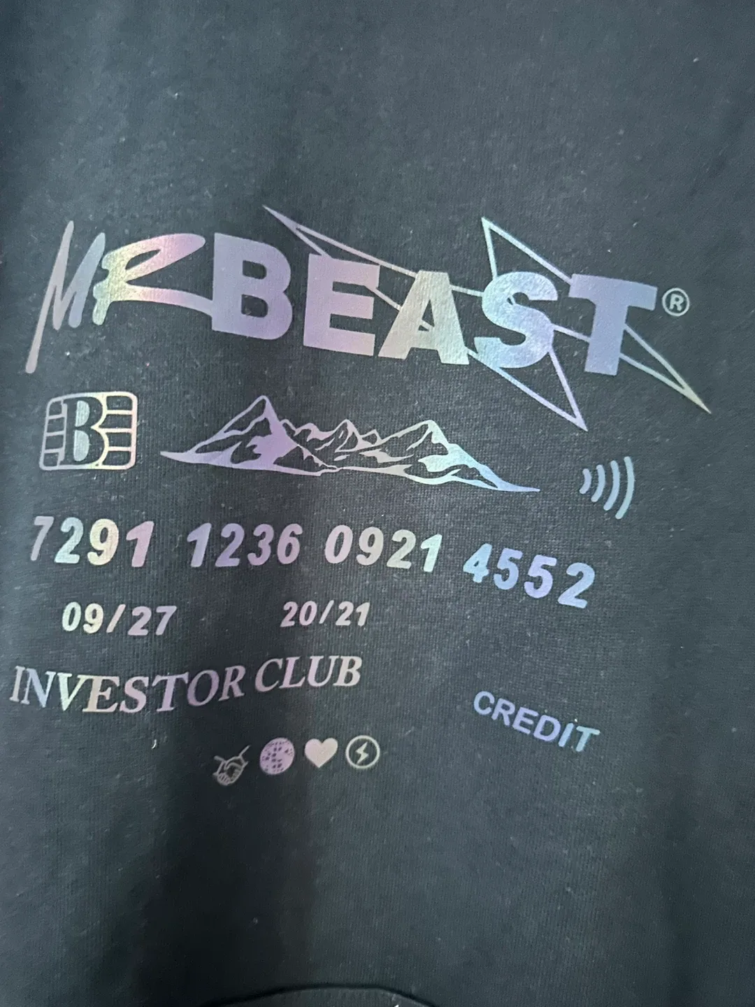 MrBeast Investor Club Black Hoodie image indicator(4)