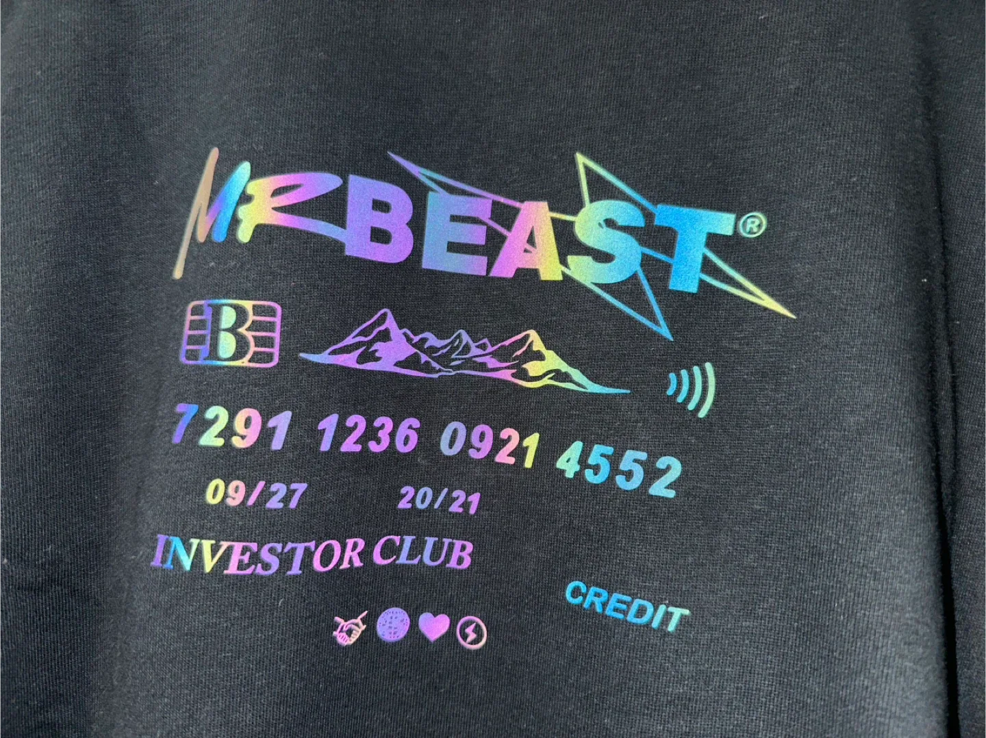 MrBeast Investor Club Black Hoodie image indicator(9)